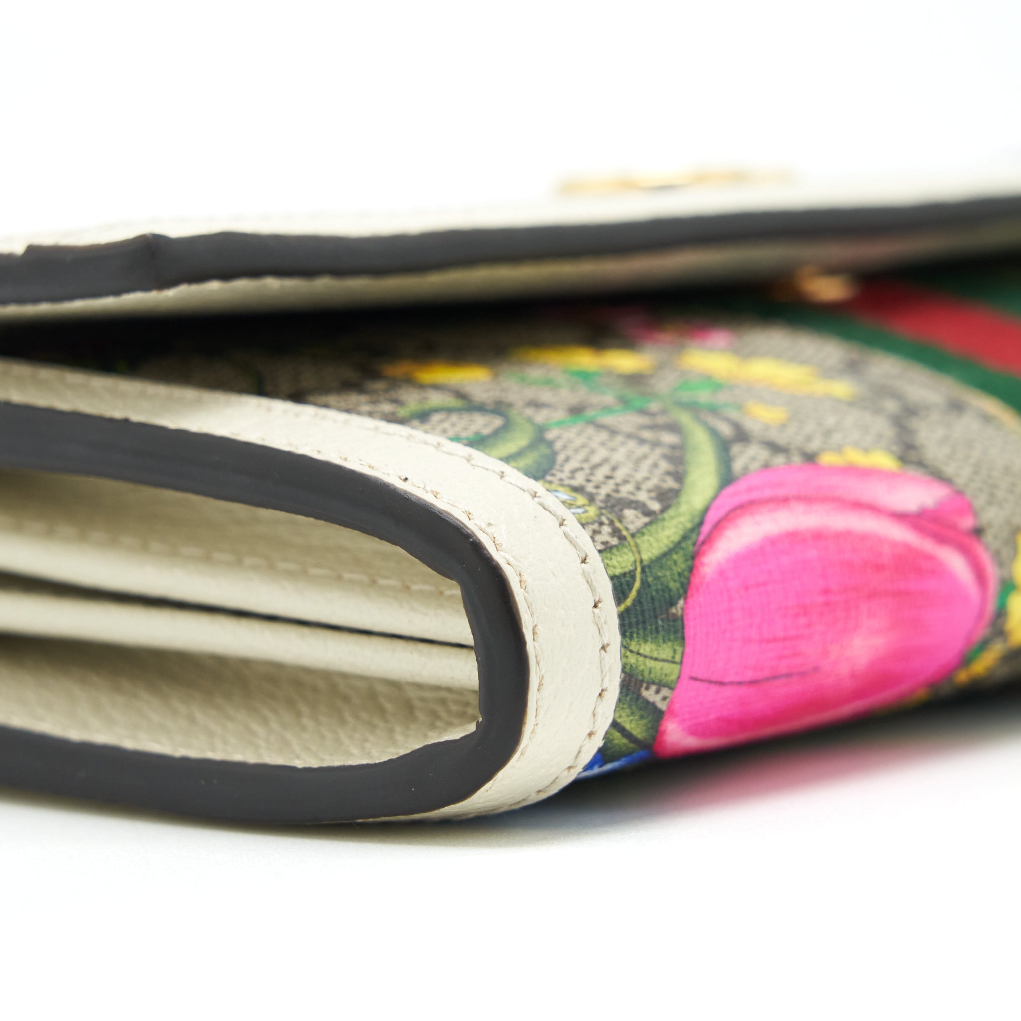 GUCCI FLOWER LONG WALLET MULTICOLOUR GHW