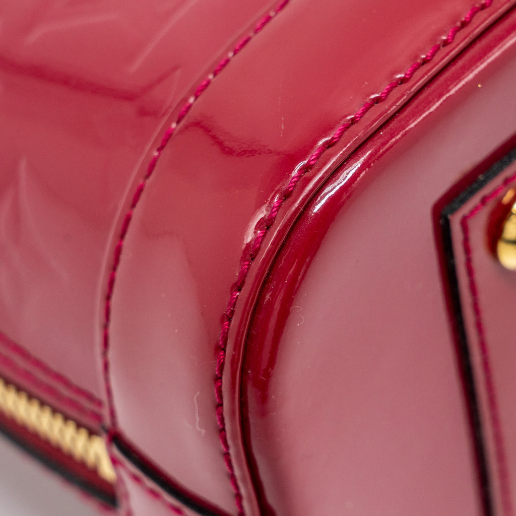 LOUIS VUITTON ALMA BB PATENT INDIAN ROSE GHW