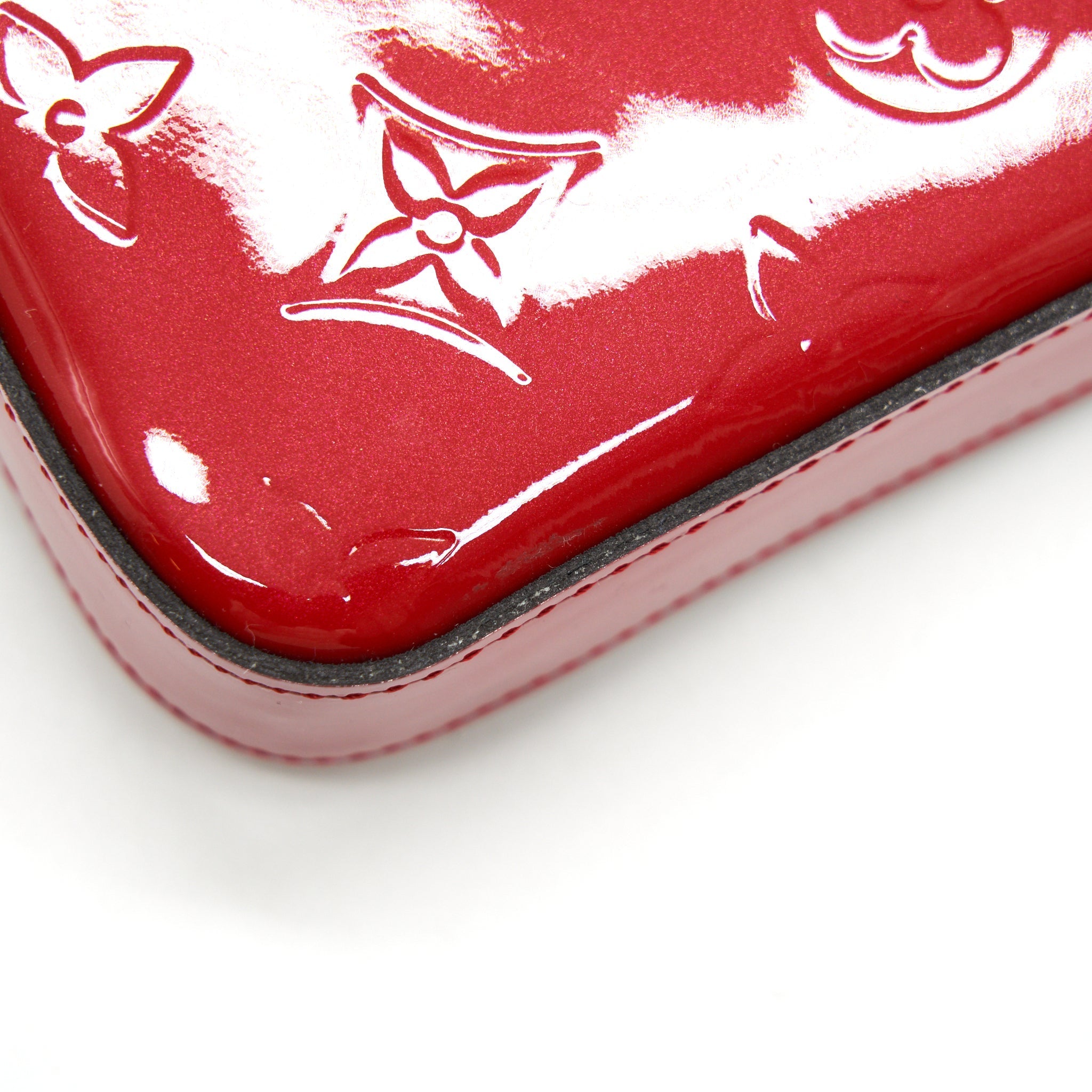 LOUIS VUITTON POCHETTE FELICIE MONOGRAM PATENT LEATHER