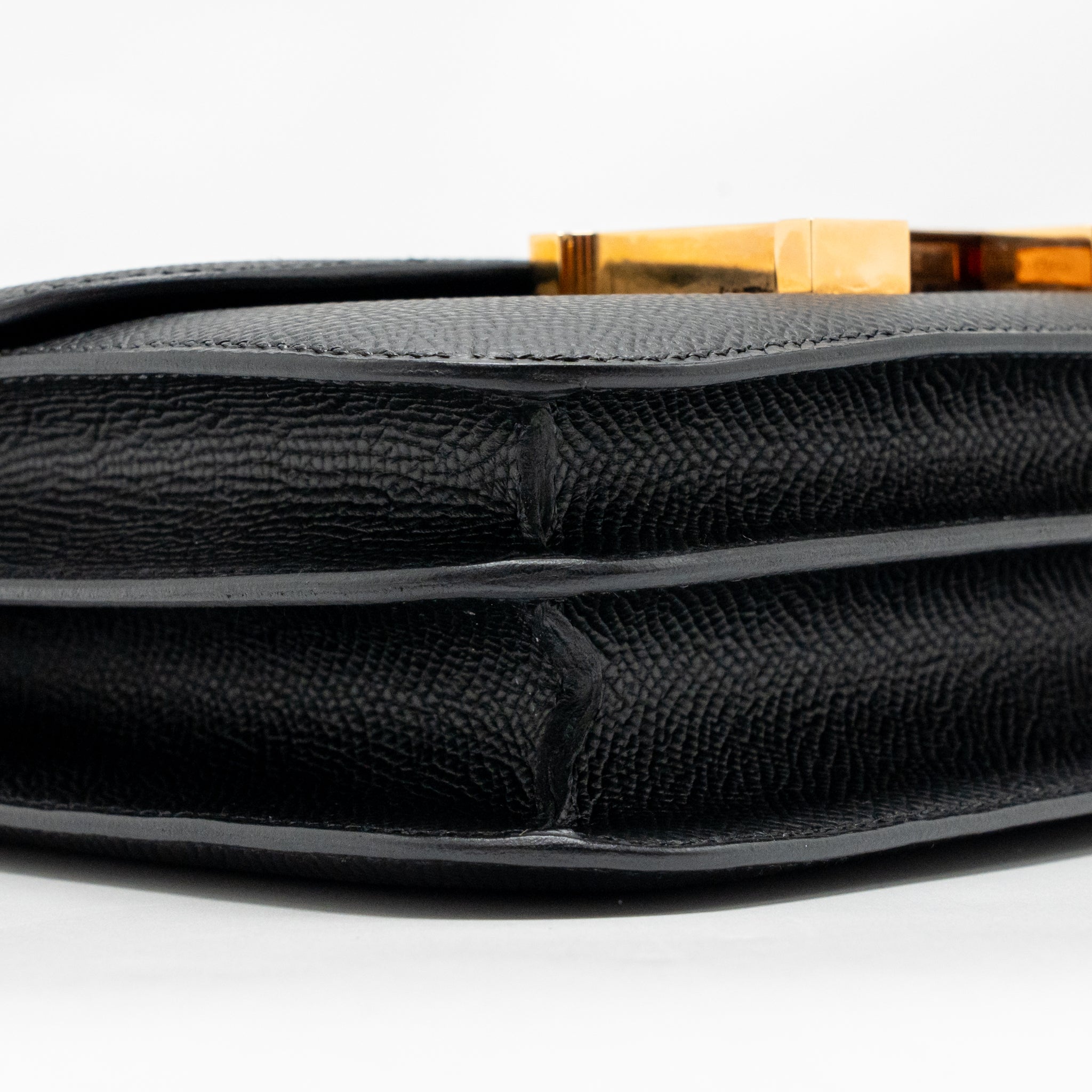 HERMES MINI CONSTANCE EPSOM BLACK RGHW