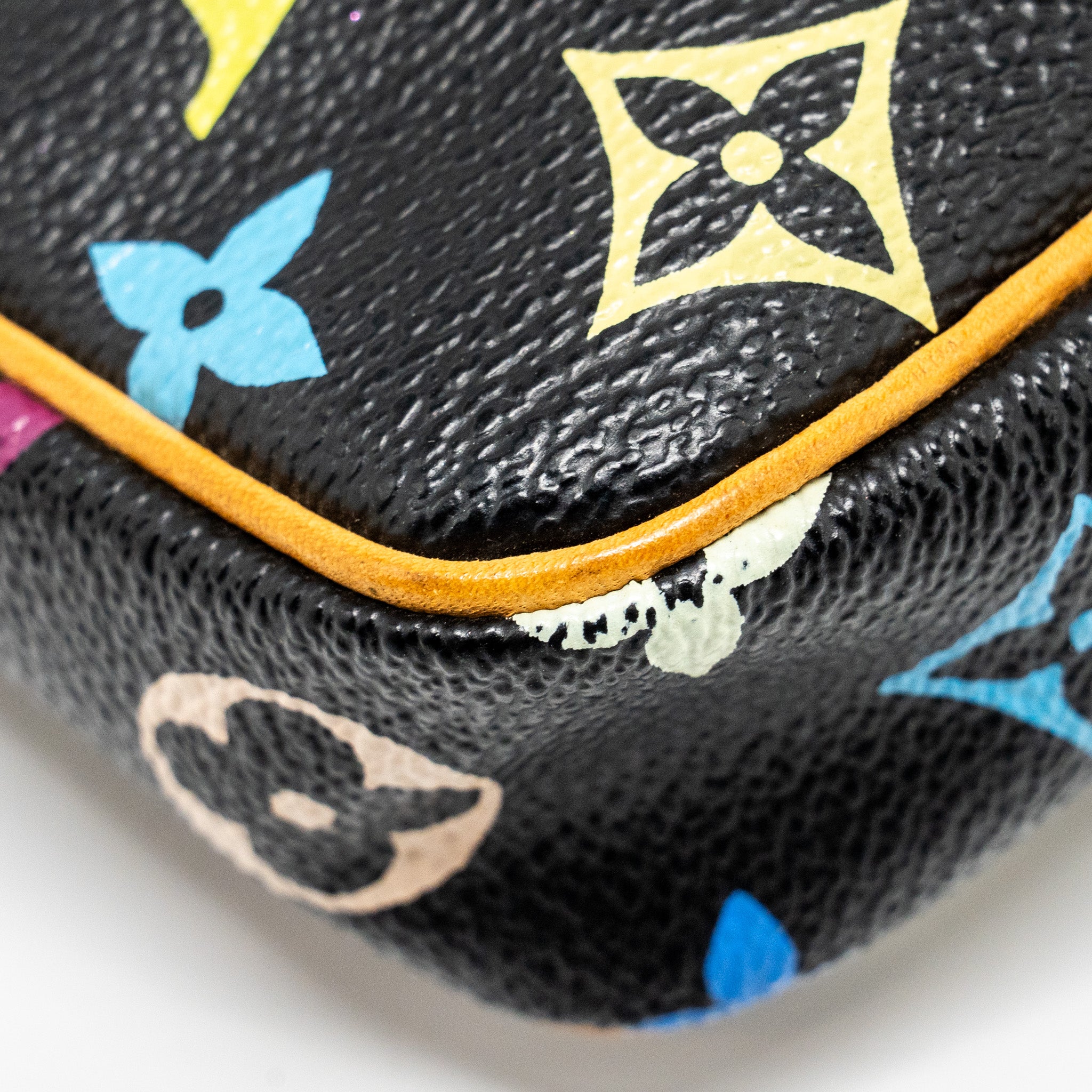 LOUIS VUITTON POCHETTE ACCESSORIES CANVAS BLACK MULTICOLOUR GHW
