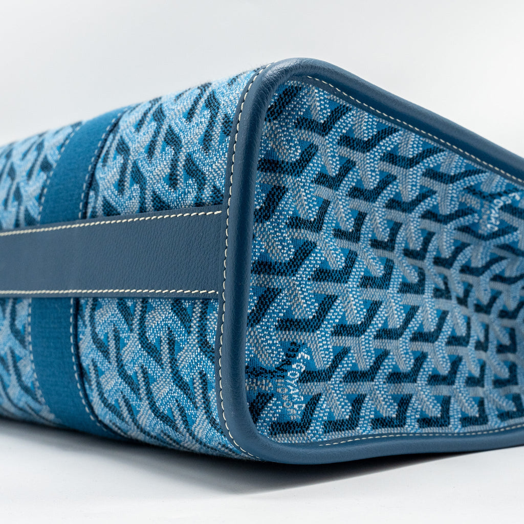 GOYARD VILLETTE TOTE BAG GOYARDLINE CANVAS OCEAN BLUE