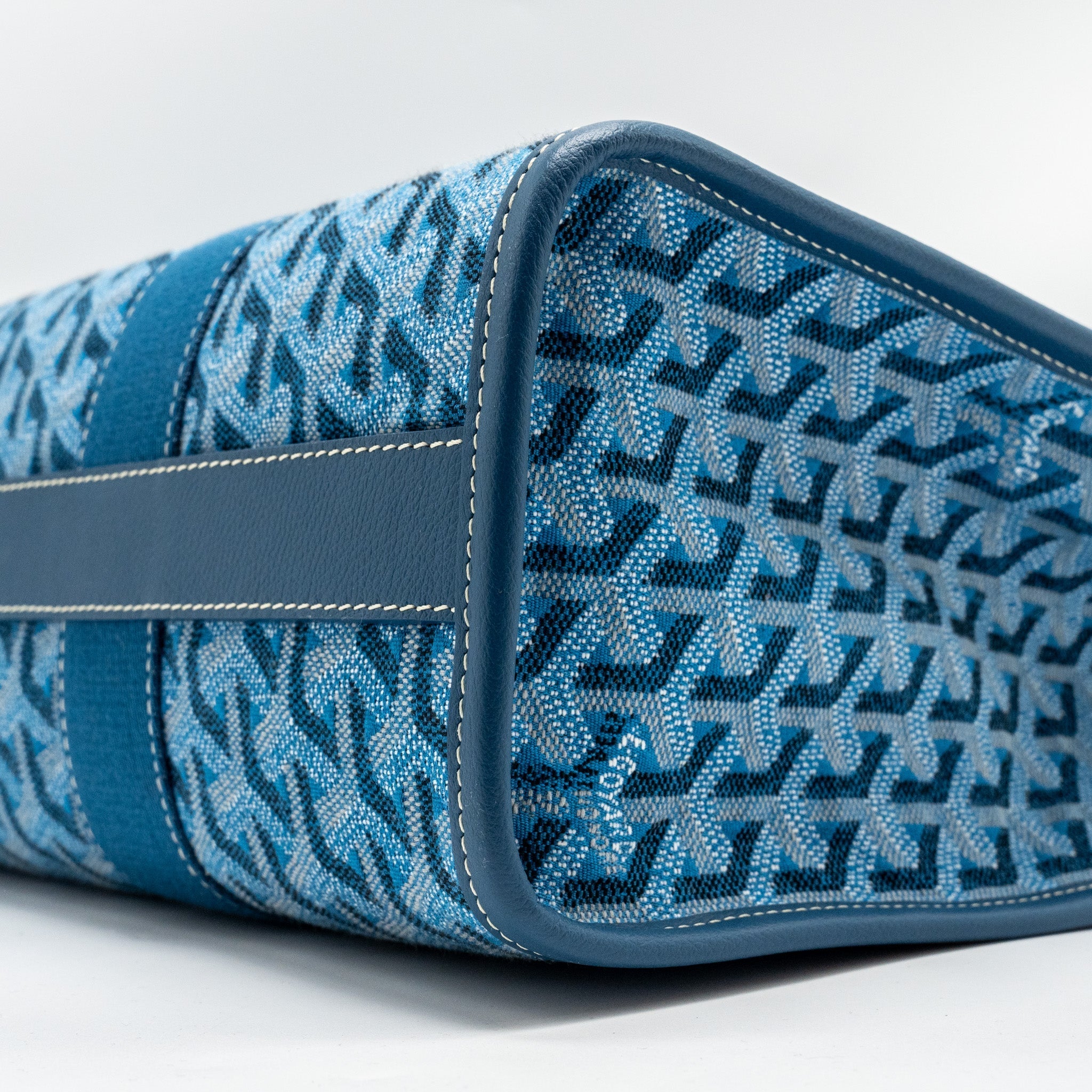 GOYARD VILLETTE TOTE BAG GOYARDLINE CANVAS OCEAN BLUE