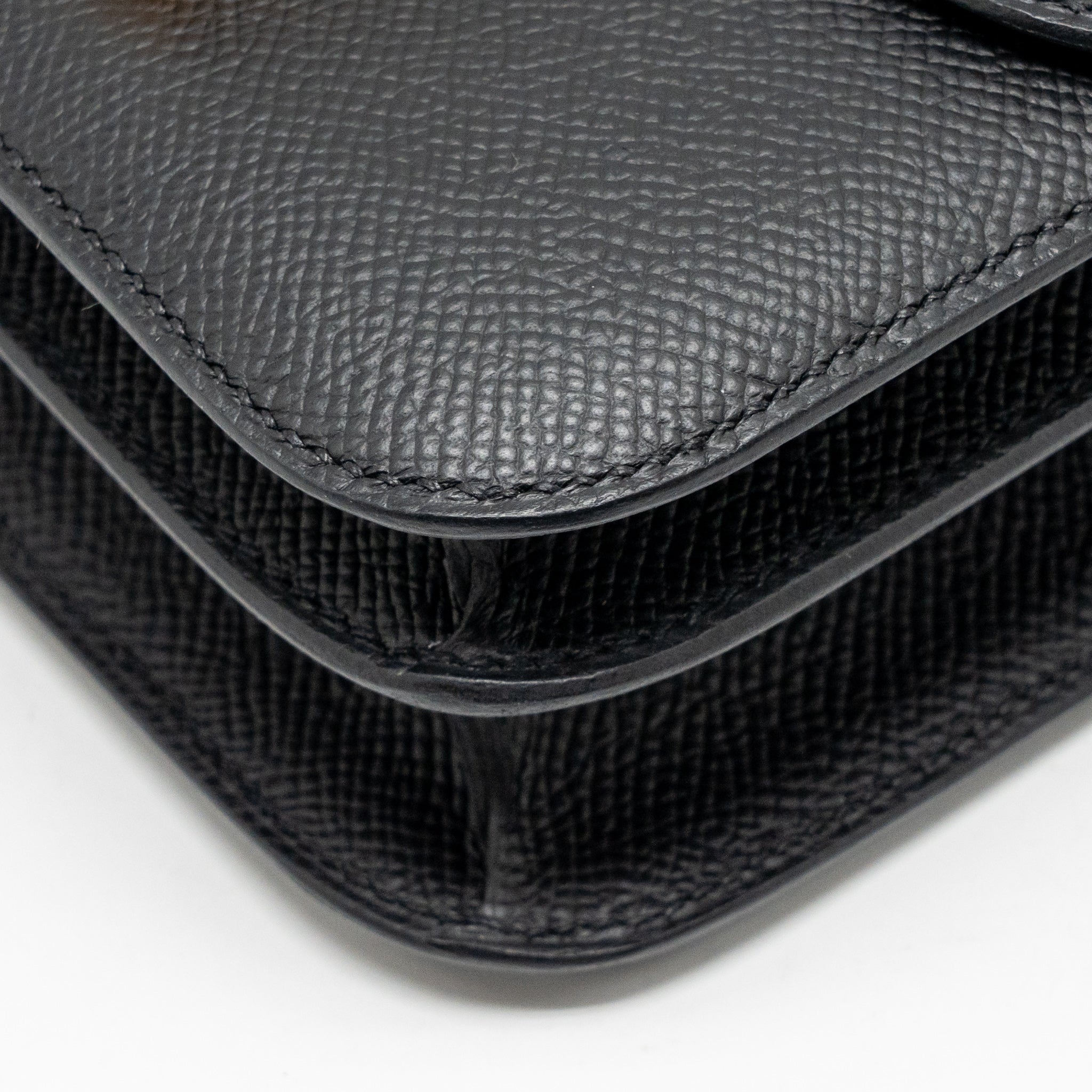 HERMES MINI CONSTANCE EPSOM BLACK RGHW