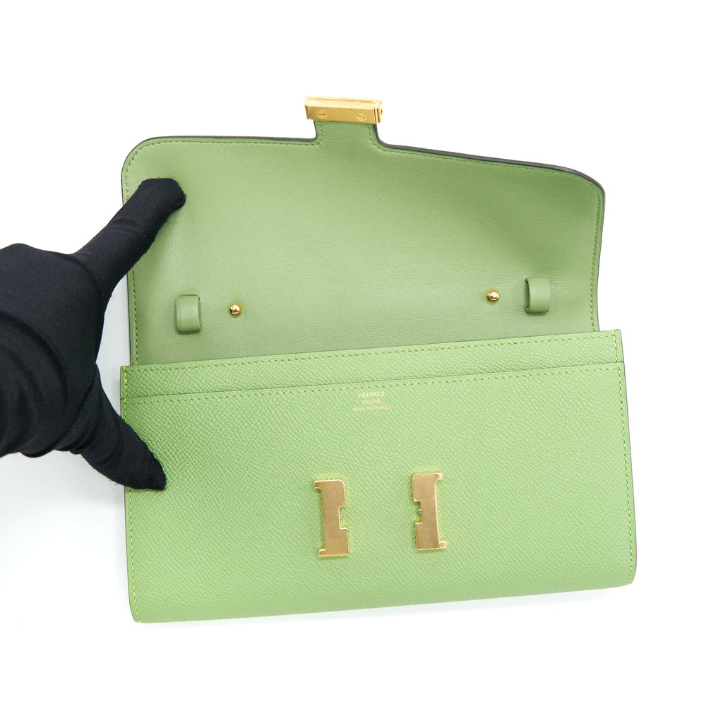 HERMES CONSTANCE TO GO EPSOM VERT CRIQUET GHW
