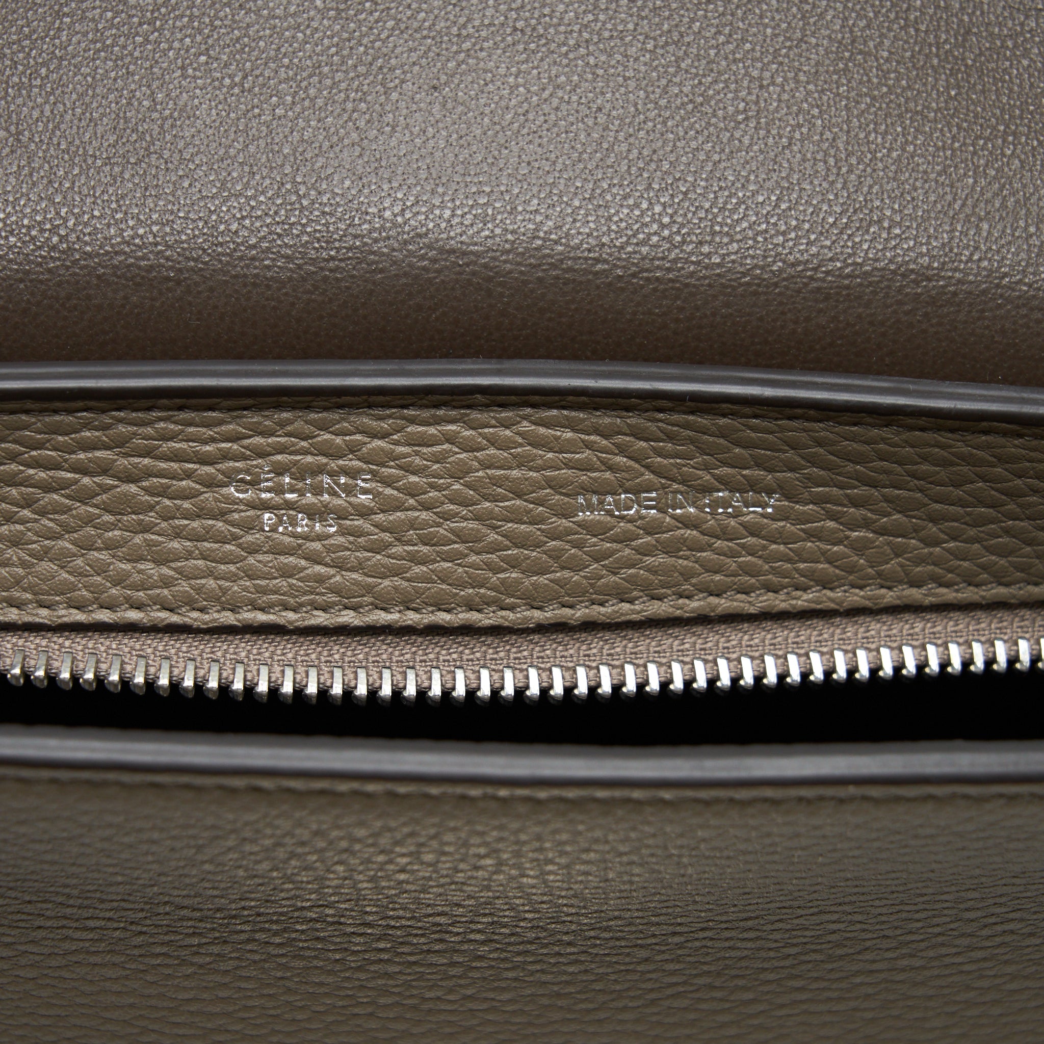 CELINE TRAPEZE BAG CALFSKIN GREY SHW