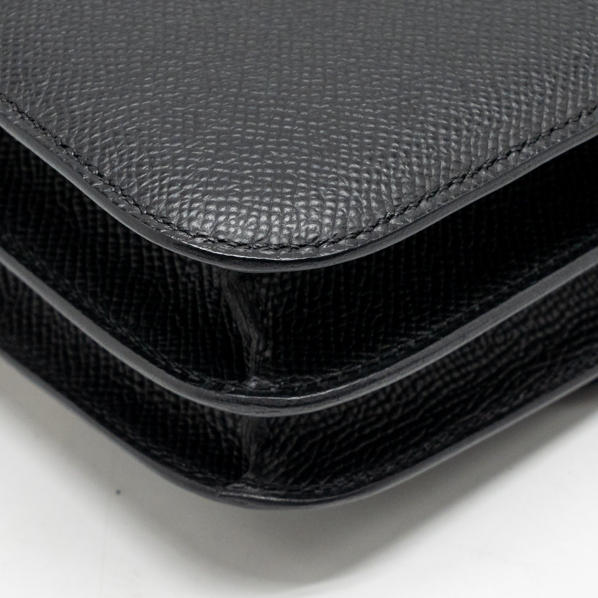 HERMES MINI CONSTANCE EPSOM BLACK RGHW