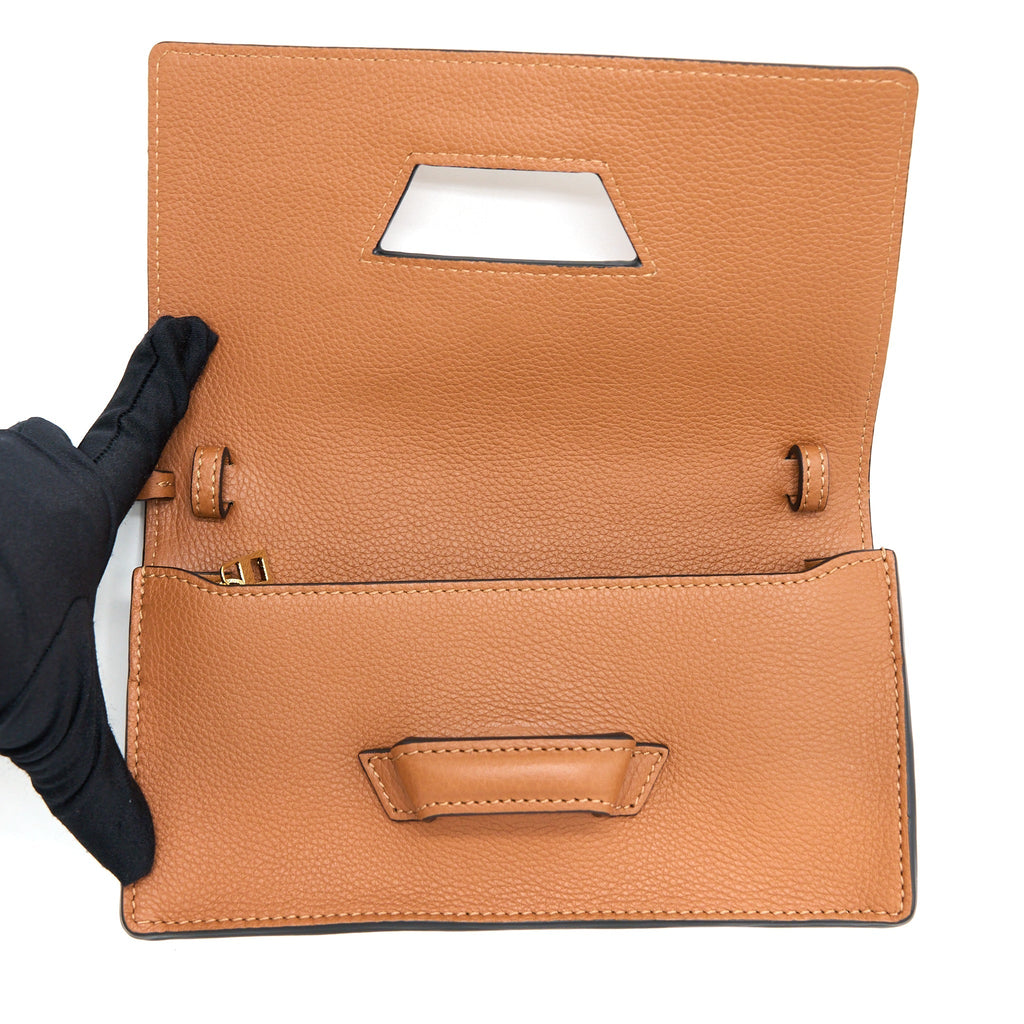 LOEWE MINI BARCELONA BAG TAN GHW