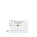 BVLGARI SERPENTI FOREVER SHOULDER BAG PATENT WHITE SHW