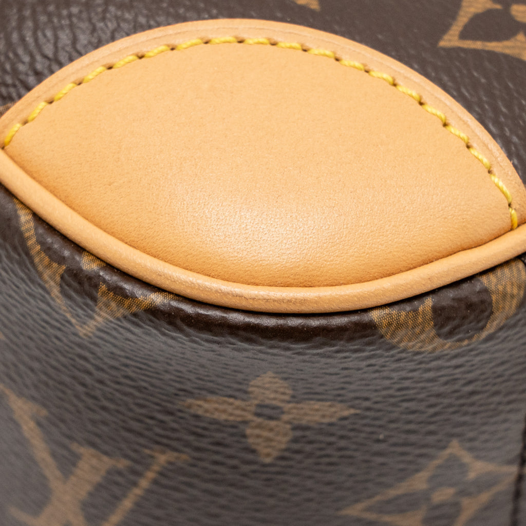LOUIS VUITTON MINI DEAUVILLE SHOULDER BAG MONOGRAM CANVAS GHW