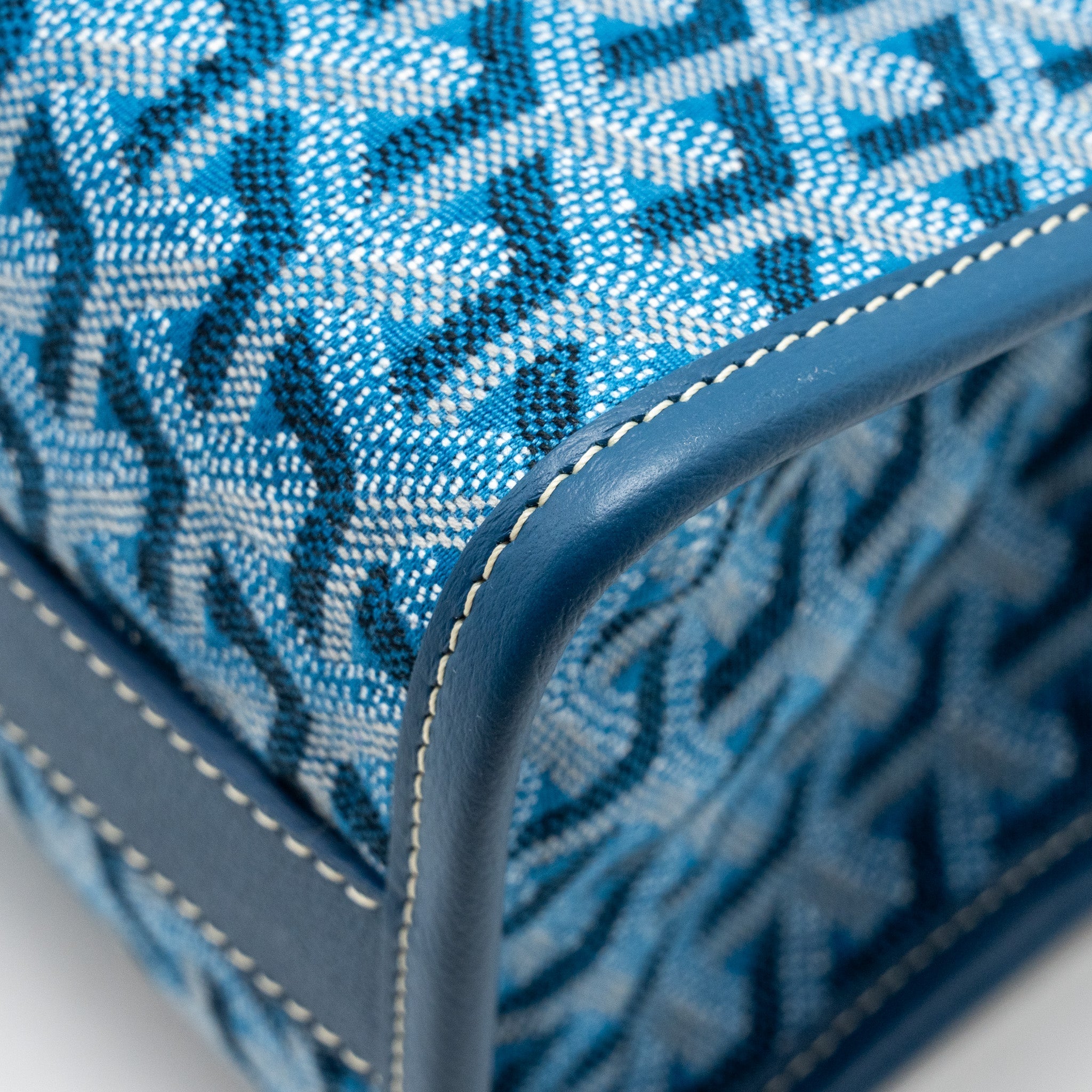 GOYARD VILLETTE TOTE BAG GOYARDLINE CANVAS OCEAN BLUE