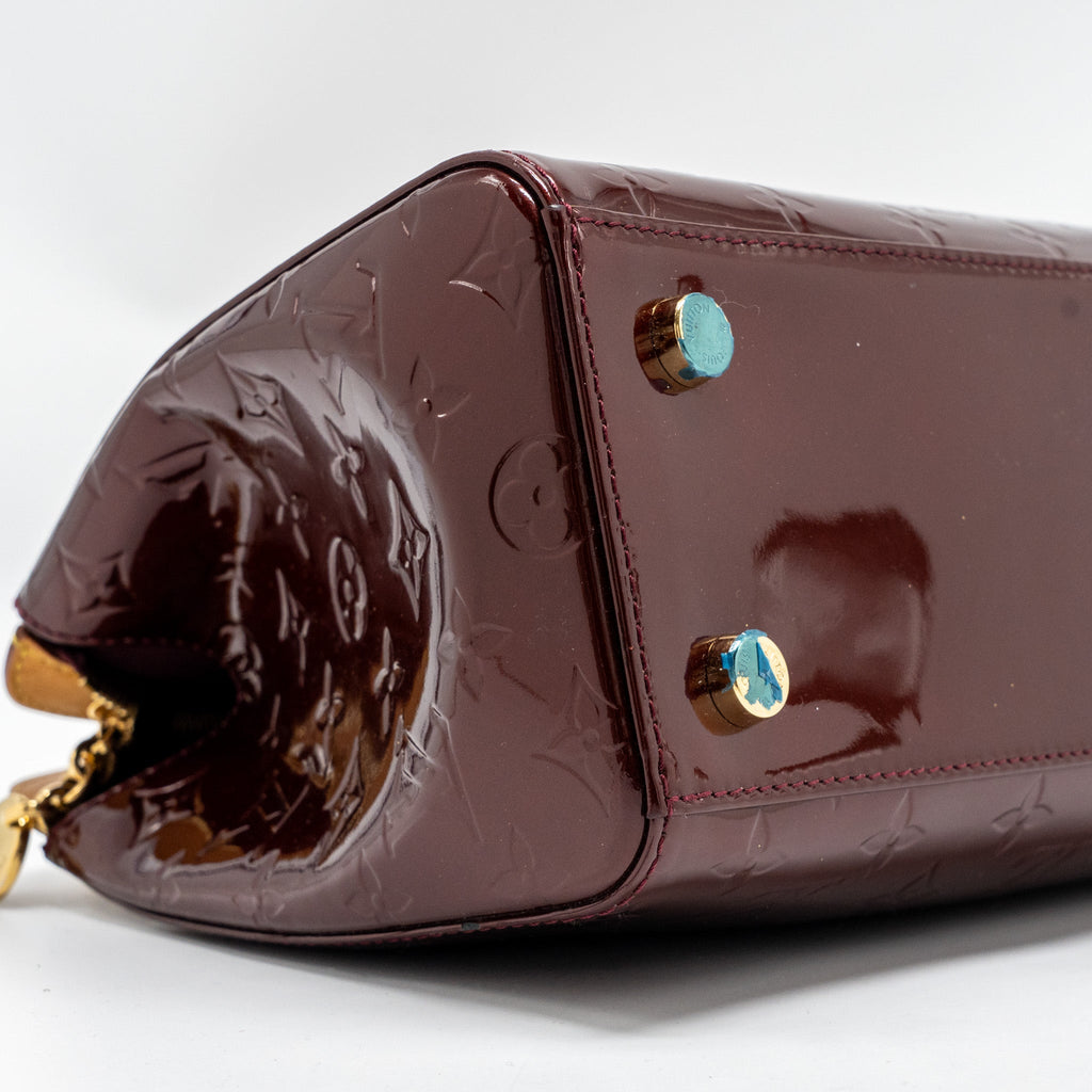 LOUIS VUITTON VERNIS BREA PATENT BURGUNDY AMARANTE GHW