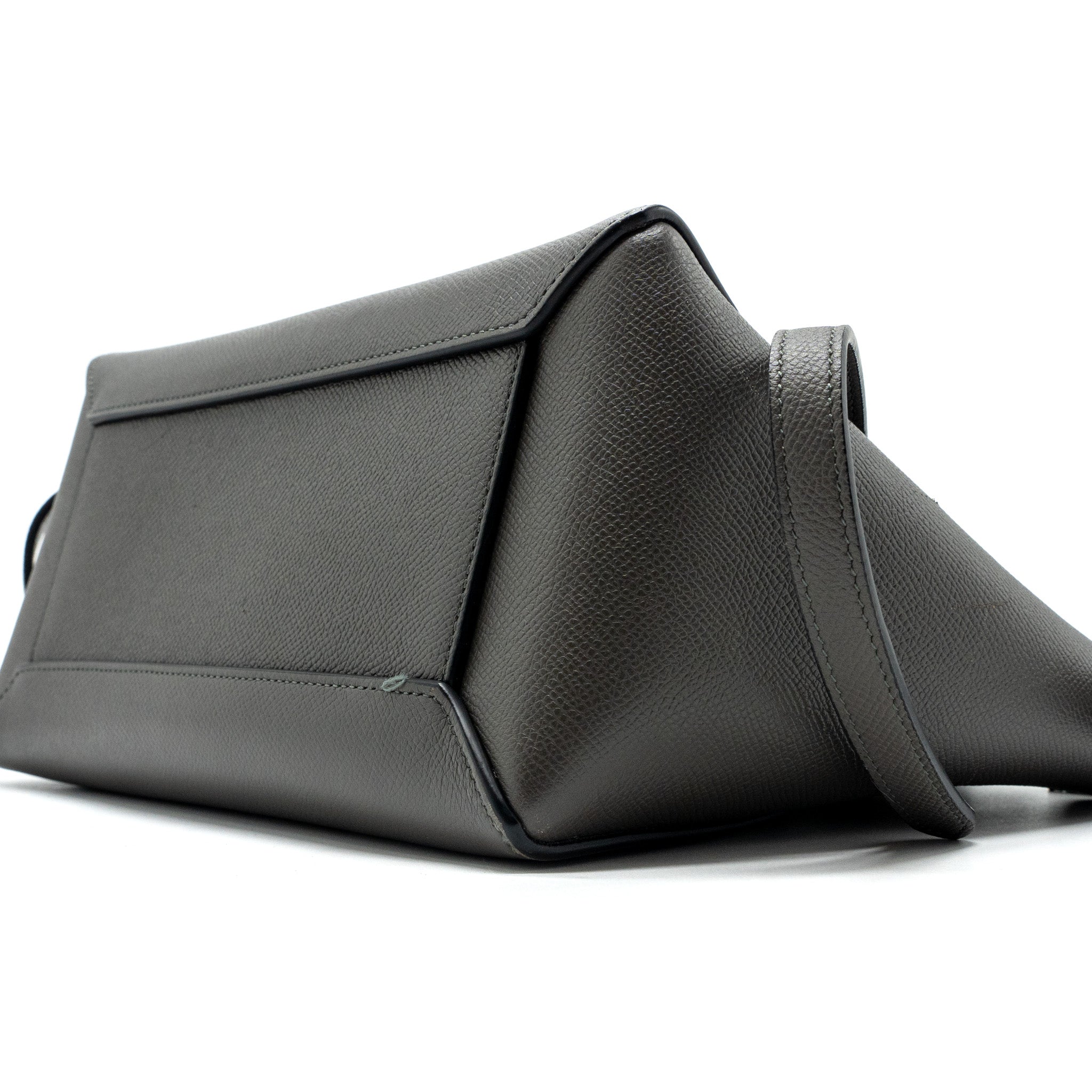 CELINE MICRO BELT BAG CALFSKIN GREY GHW