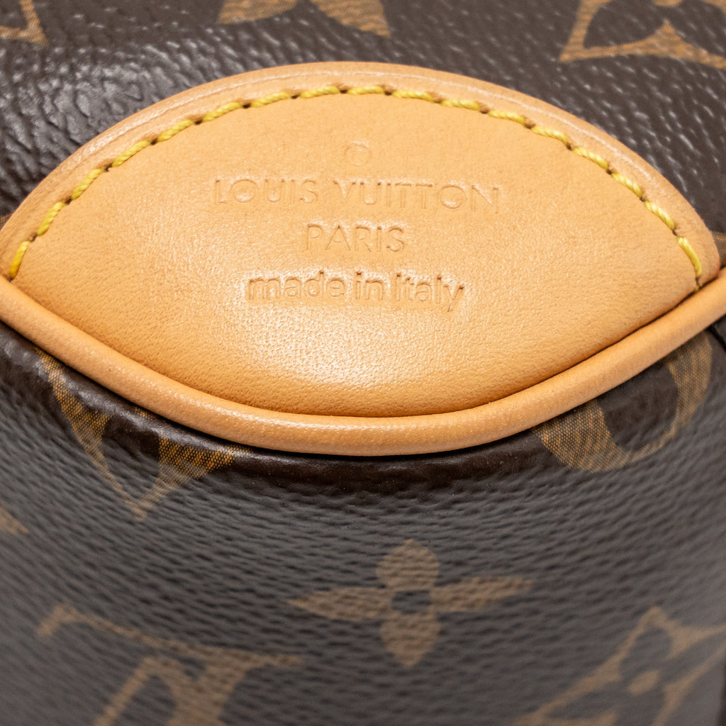 LOUIS VUITTON MINI DEAUVILLE SHOULDER BAG MONOGRAM CANVAS GHW