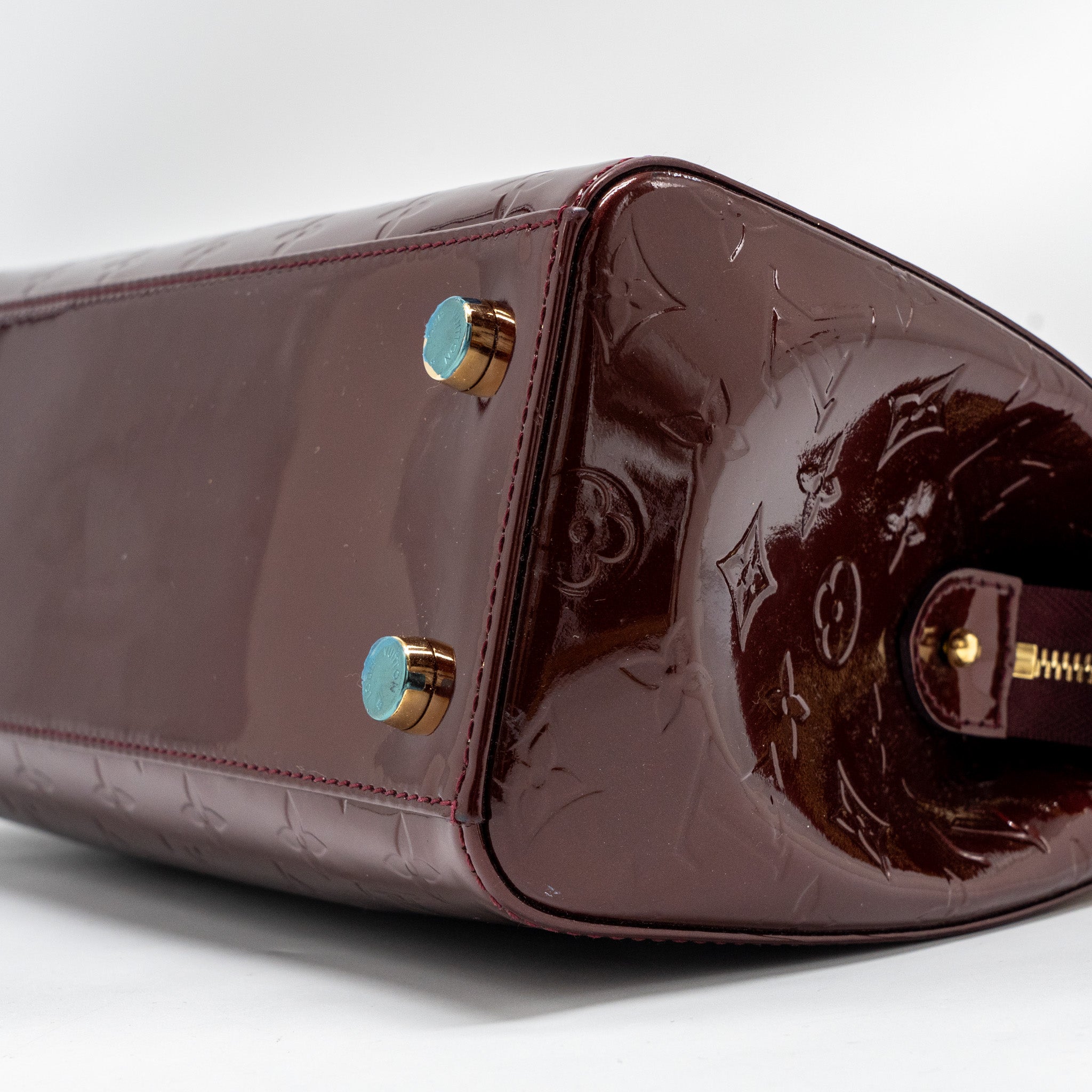 LOUIS VUITTON VERNIS BREA PATENT BURGUNDY AMARANTE GHW