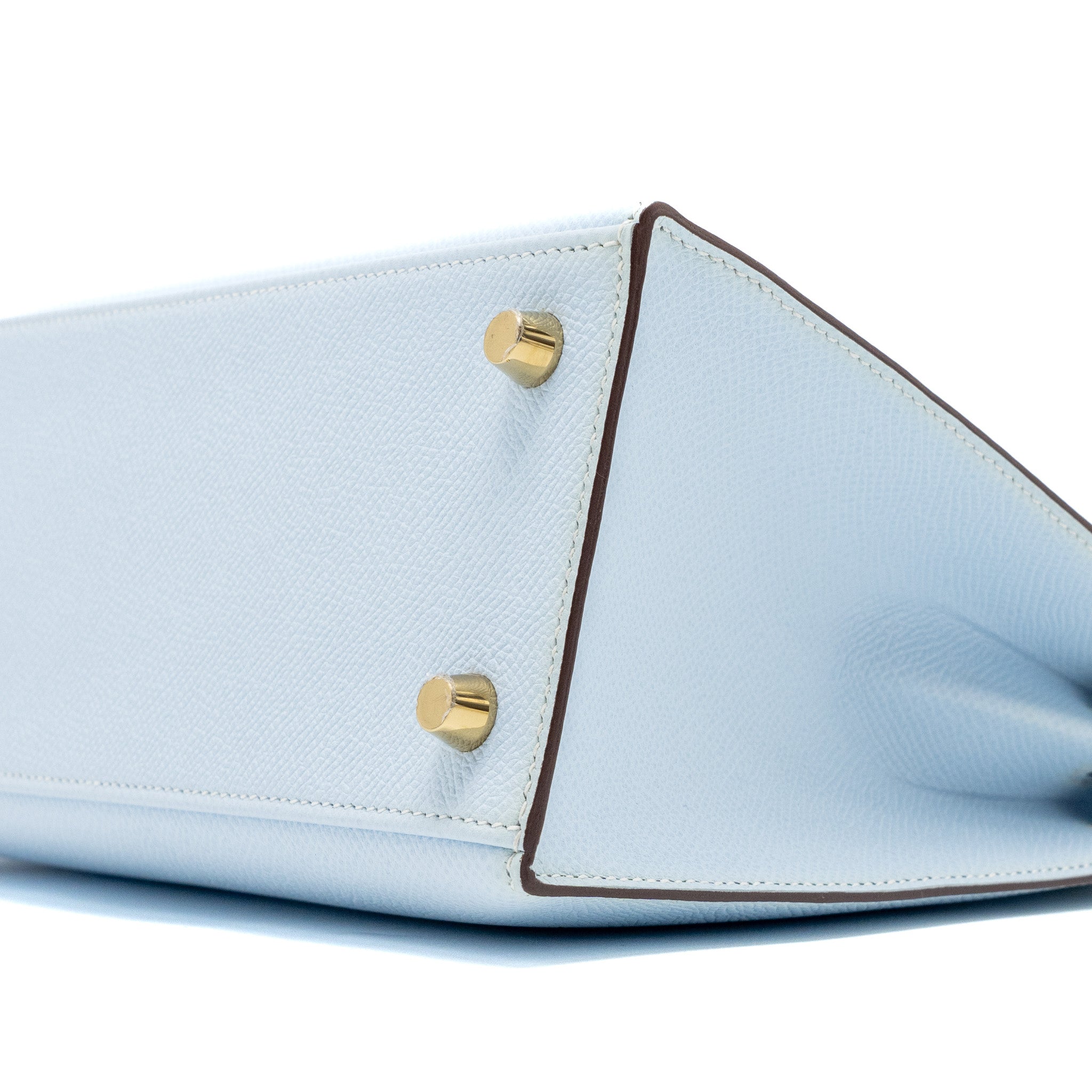 HERMES KELLY 25 EPSOM BLUE BRUME GHW