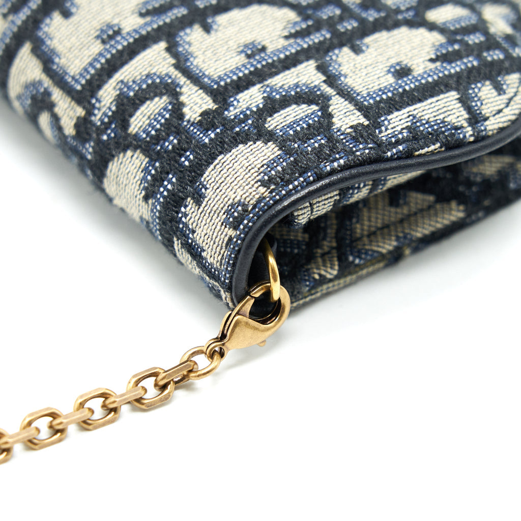 DIOR MINI SADDLE POUCH WITH CHAIN