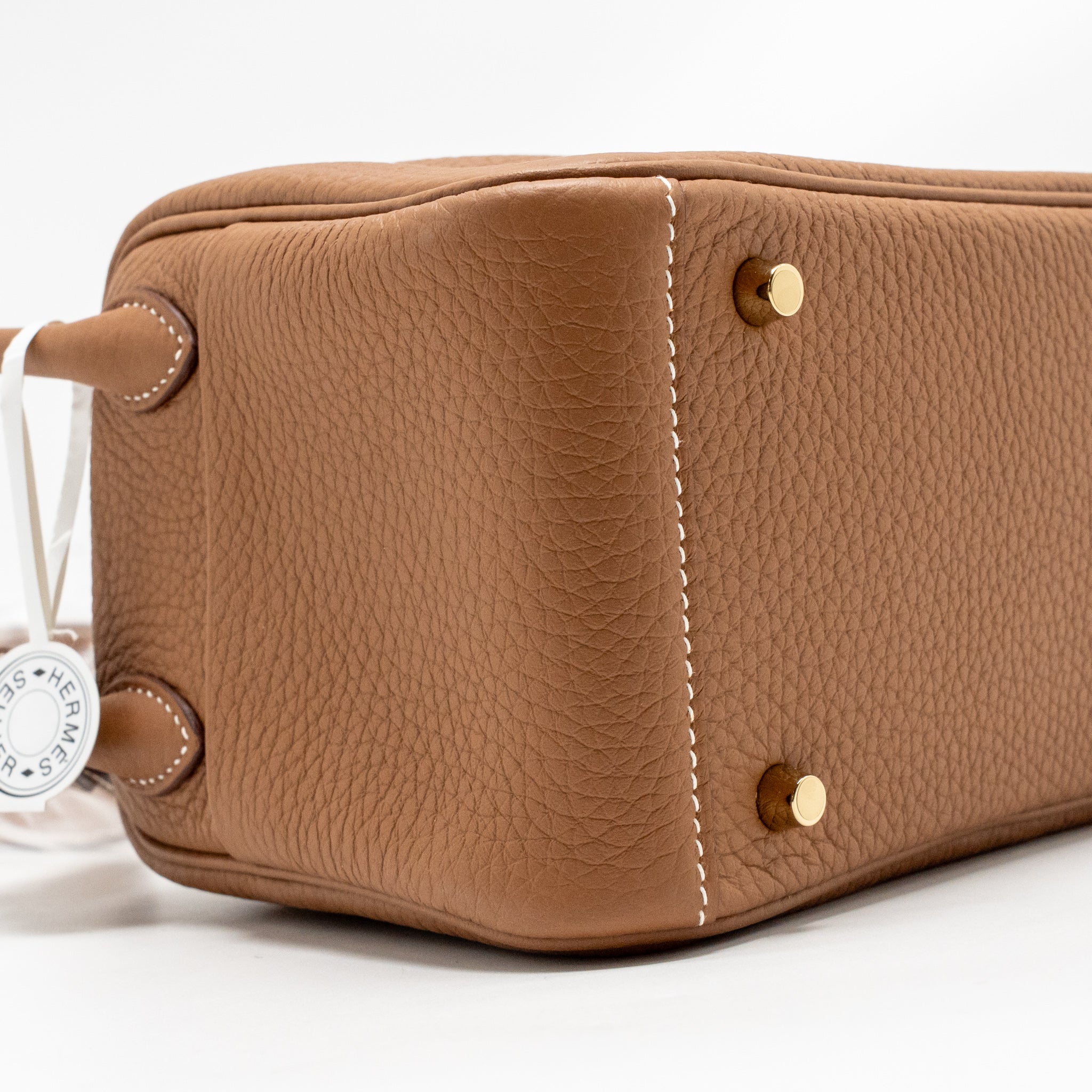 HERMES MINI LINDY II CLEMENCE GOLD GHW