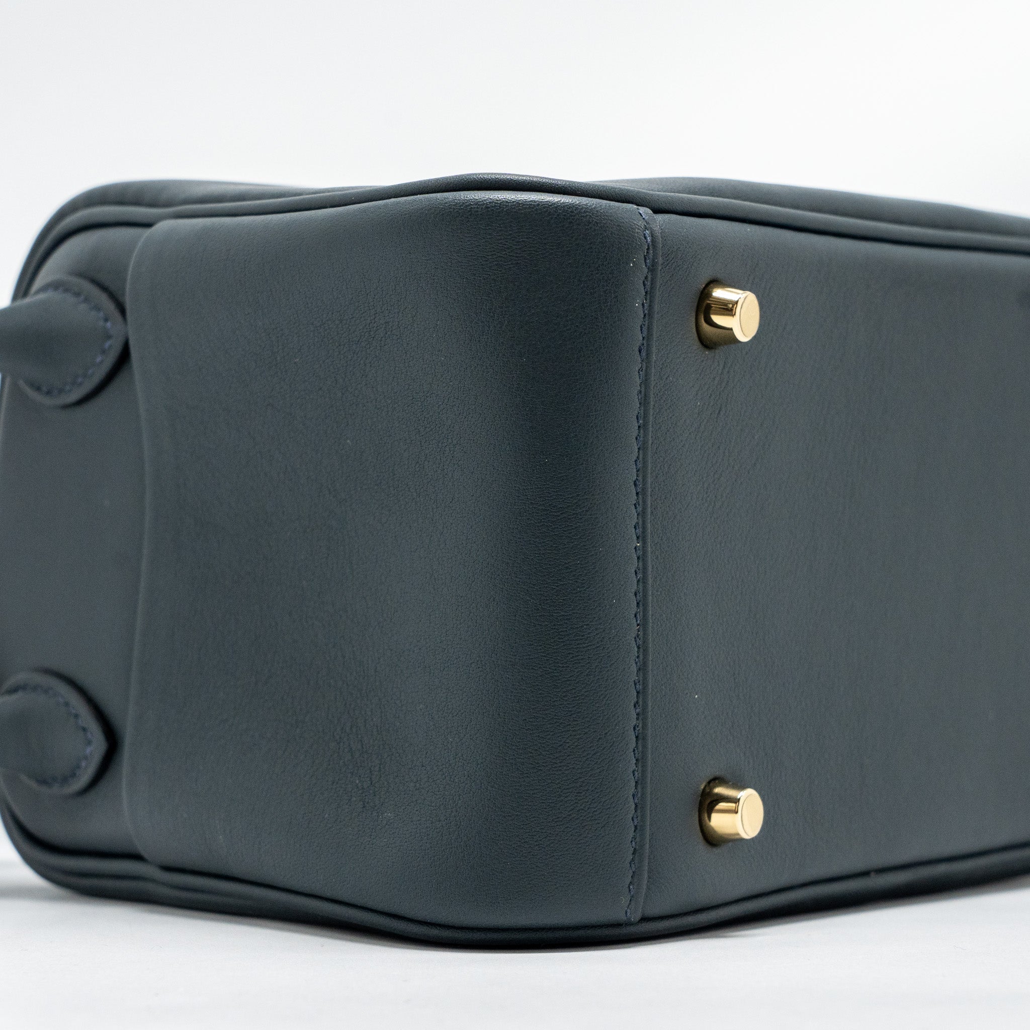 HERMES MINI LINDY VERSO BAG SWIFT VERT ROUSSEAU/MALACHITE GHW