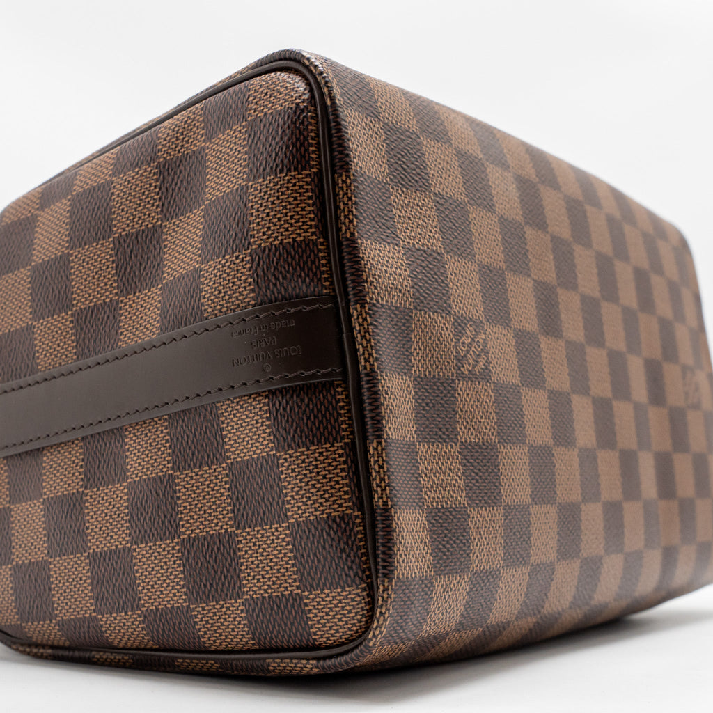 LOUIS VUITTON SPEEDY BANDOULIERE 25 DAMIER EBENE GHW