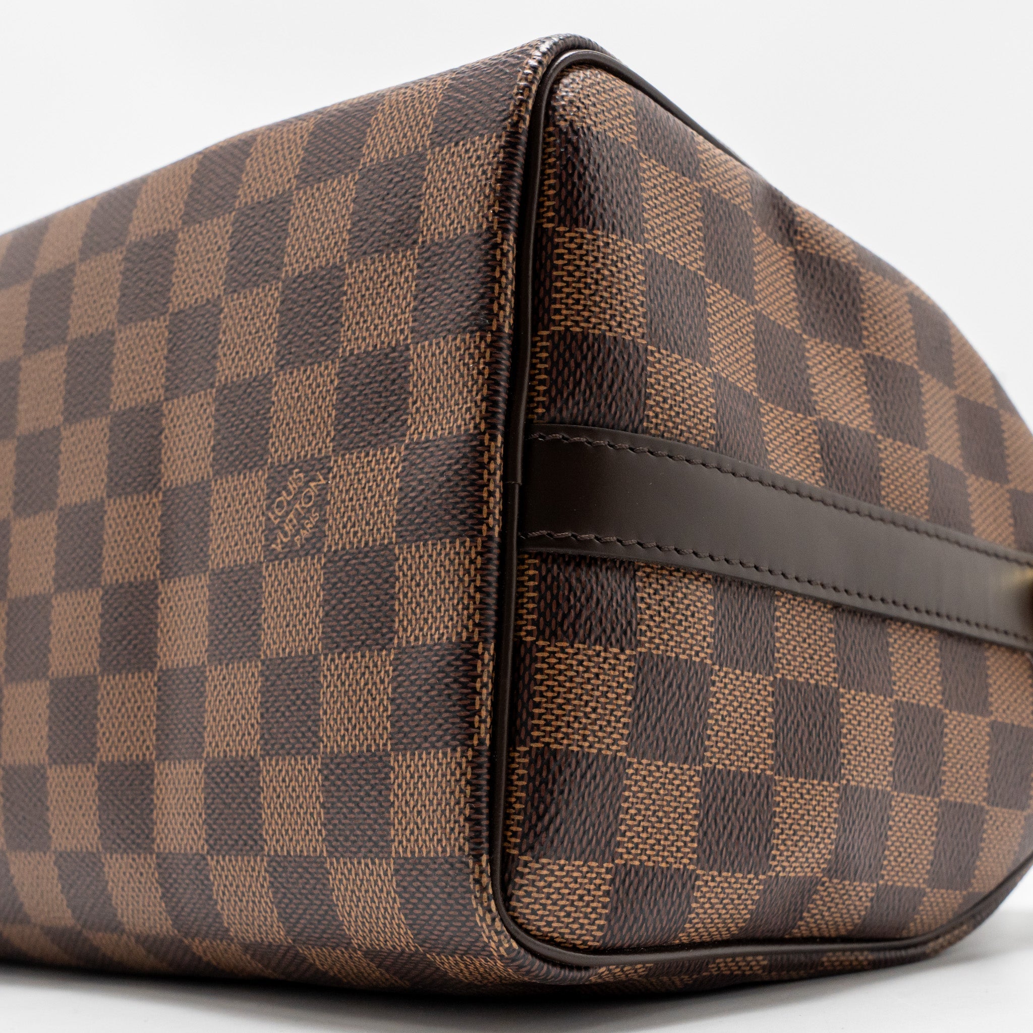LOUIS VUITTON SPEEDY BANDOULIERE 25 DAMIER EBENE GHW