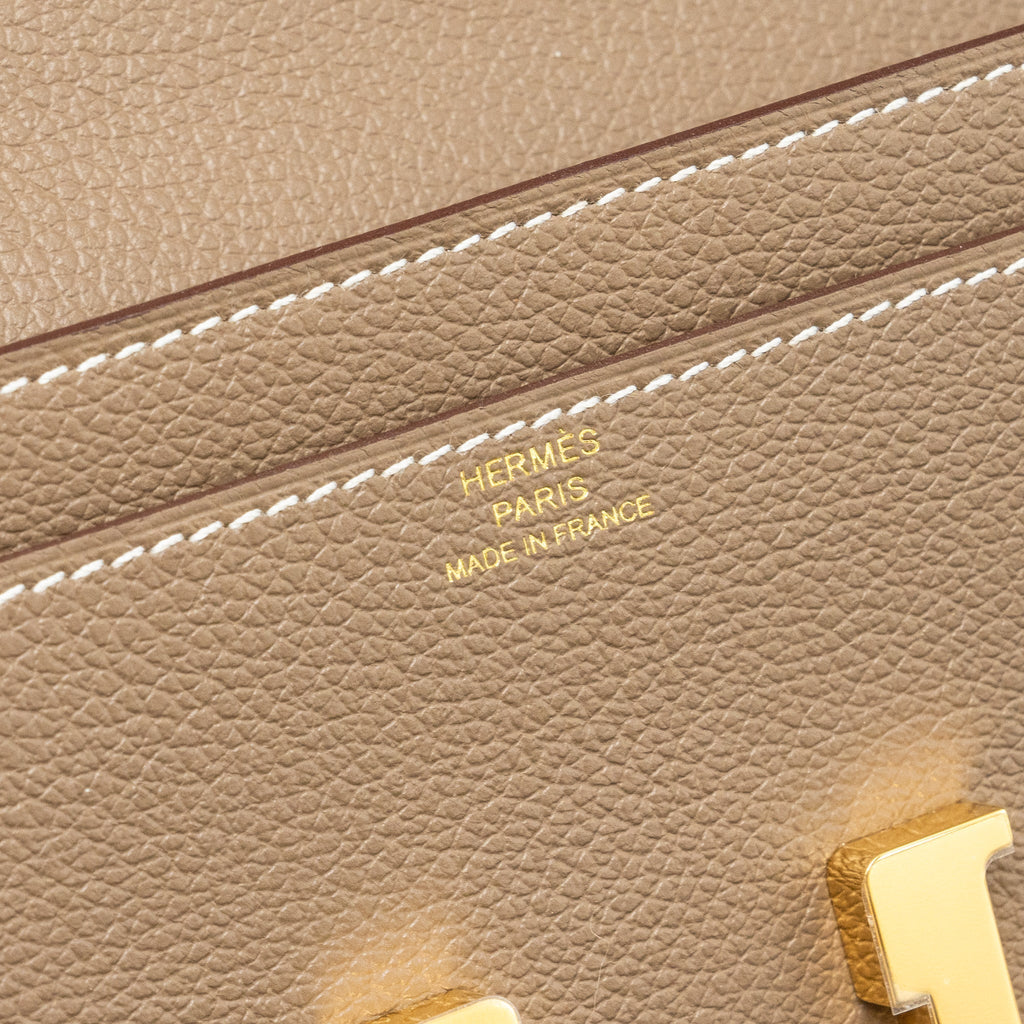 HERMES CONSTANCE TO GO EVERCOLOR ETOUPE GHW