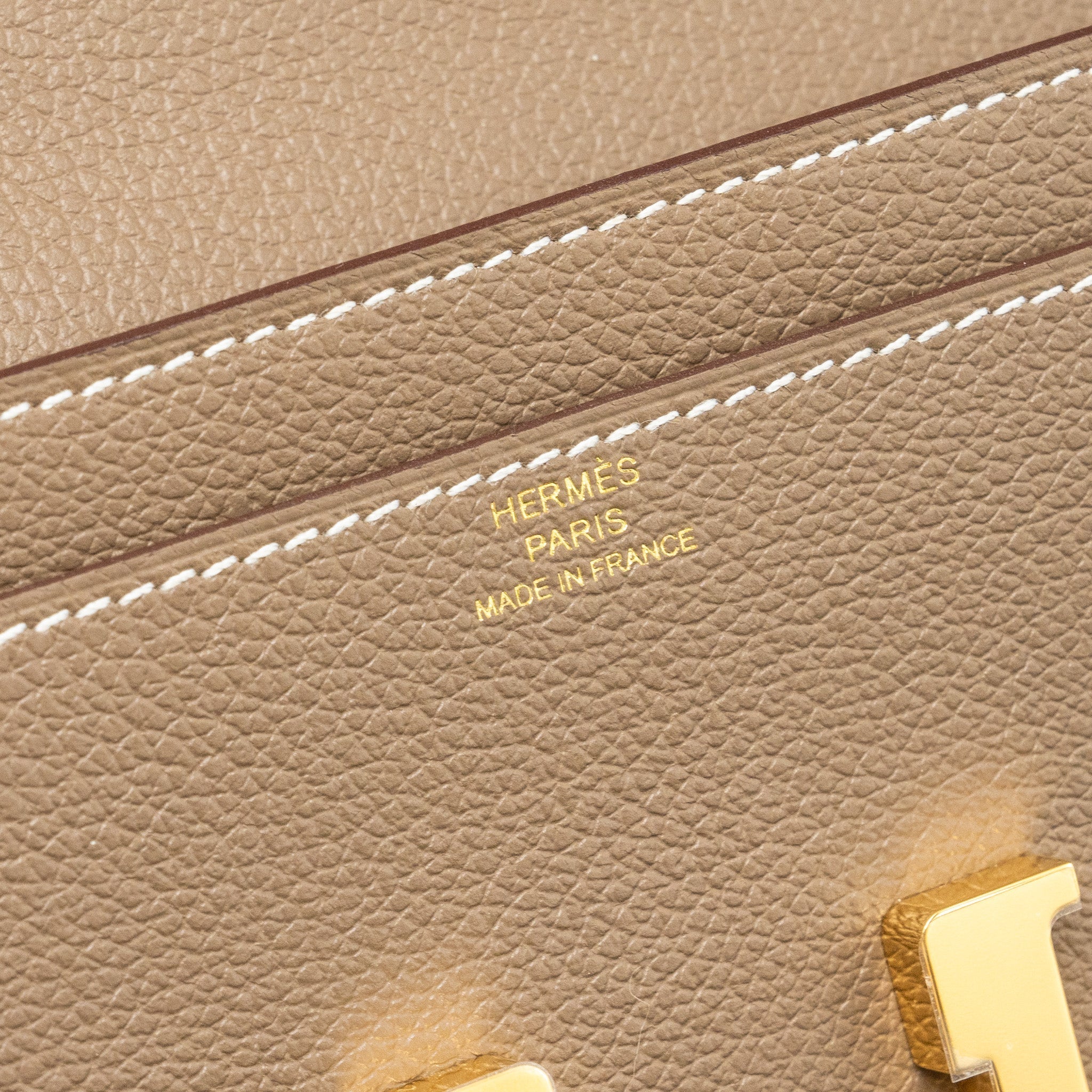 HERMES CONSTANCE TO GO EVERCOLOR ETOUPE GHW