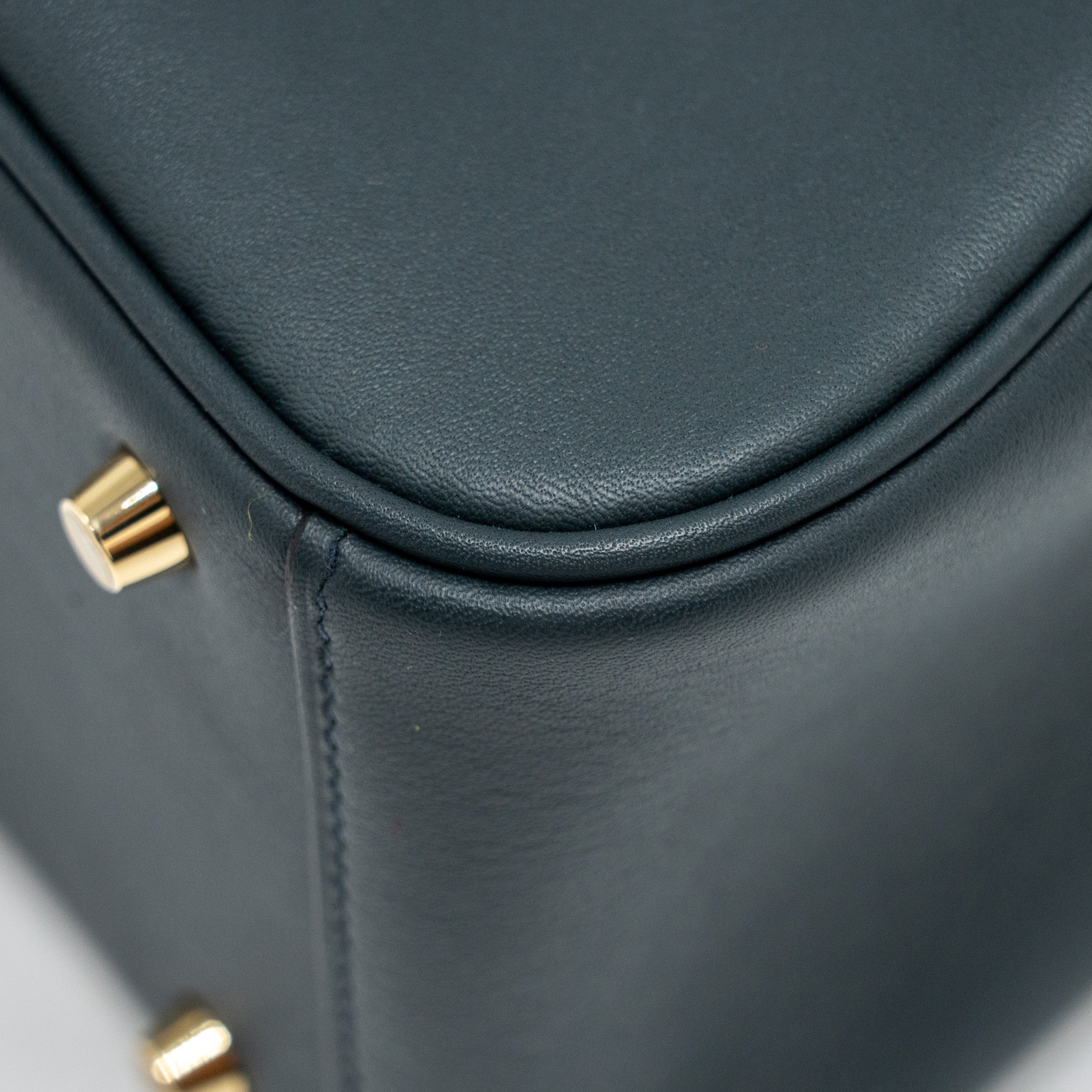 HERMES MINI LINDY VERSO BAG SWIFT VERT ROUSSEAU/MALACHITE GHW