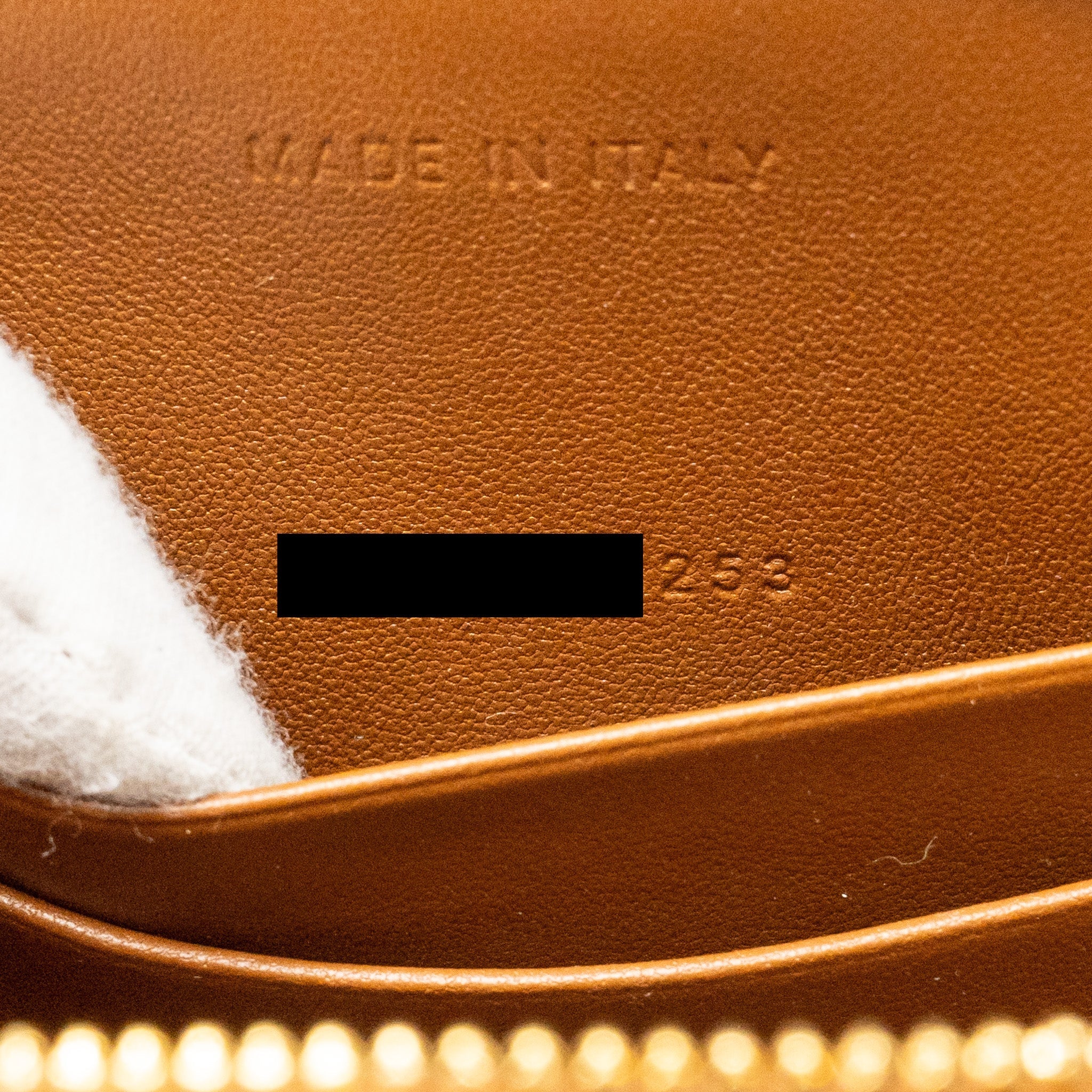 DIOR CD SIGNATURE POUCH WITH CHAIN CALFSKIN GOLDEN SADDLE GHW