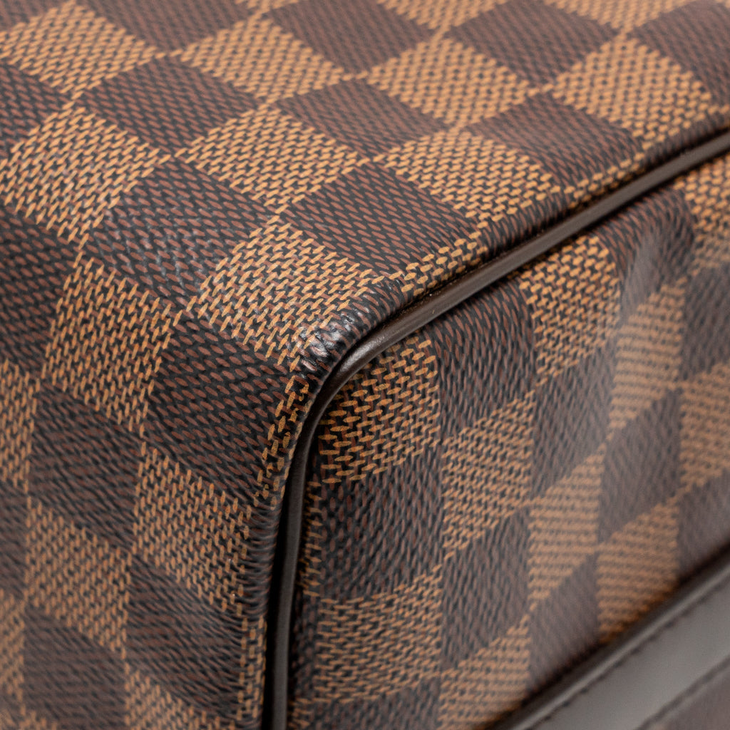 LOUIS VUITTON SPEEDY BANDOULIERE 25 DAMIER EBENE GHW