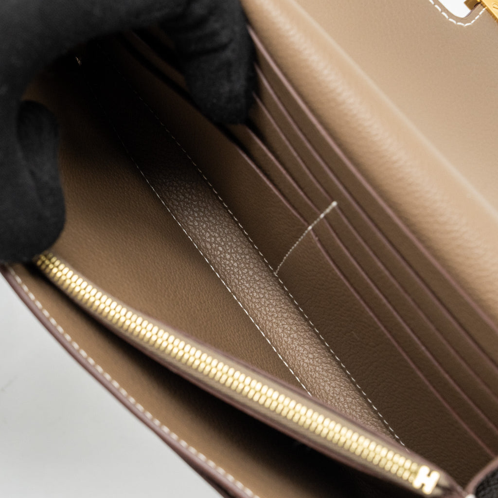HERMES CONSTANCE TO GO EVERCOLOR ETOUPE GHW