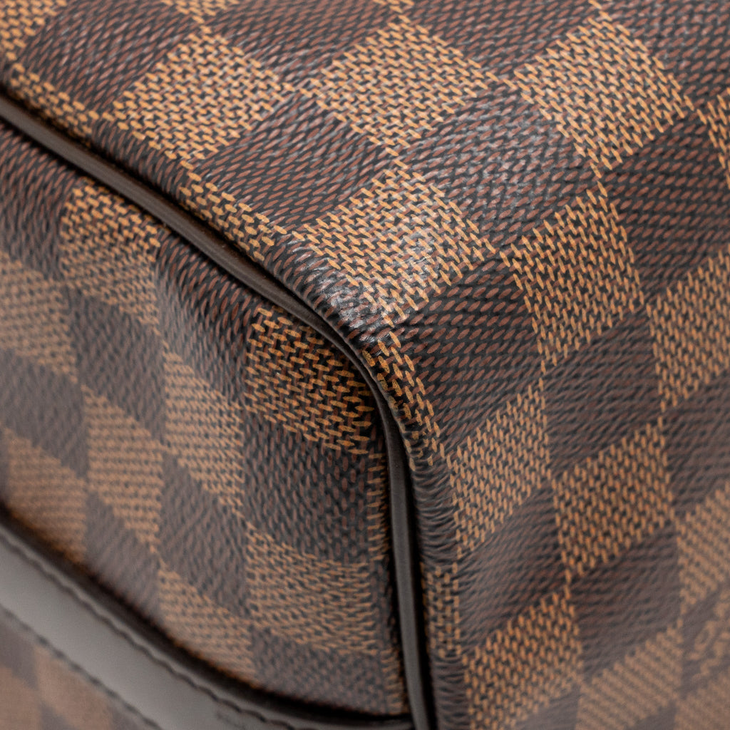 LOUIS VUITTON SPEEDY BANDOULIERE 25 DAMIER EBENE GHW