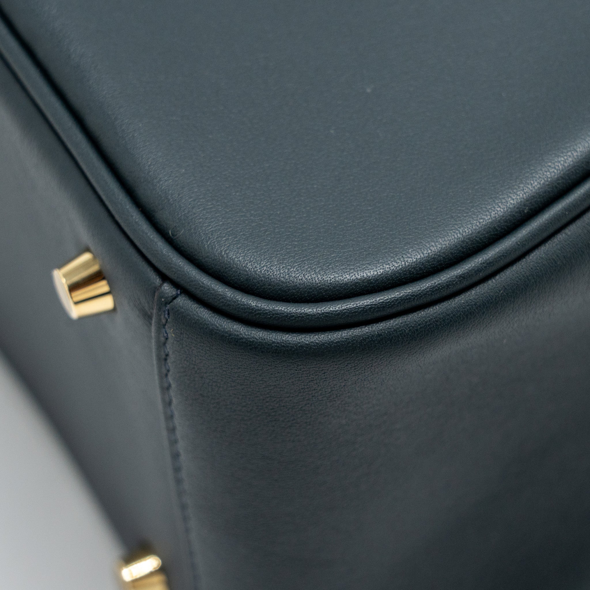 HERMES MINI LINDY VERSO BAG SWIFT VERT ROUSSEAU/MALACHITE GHW