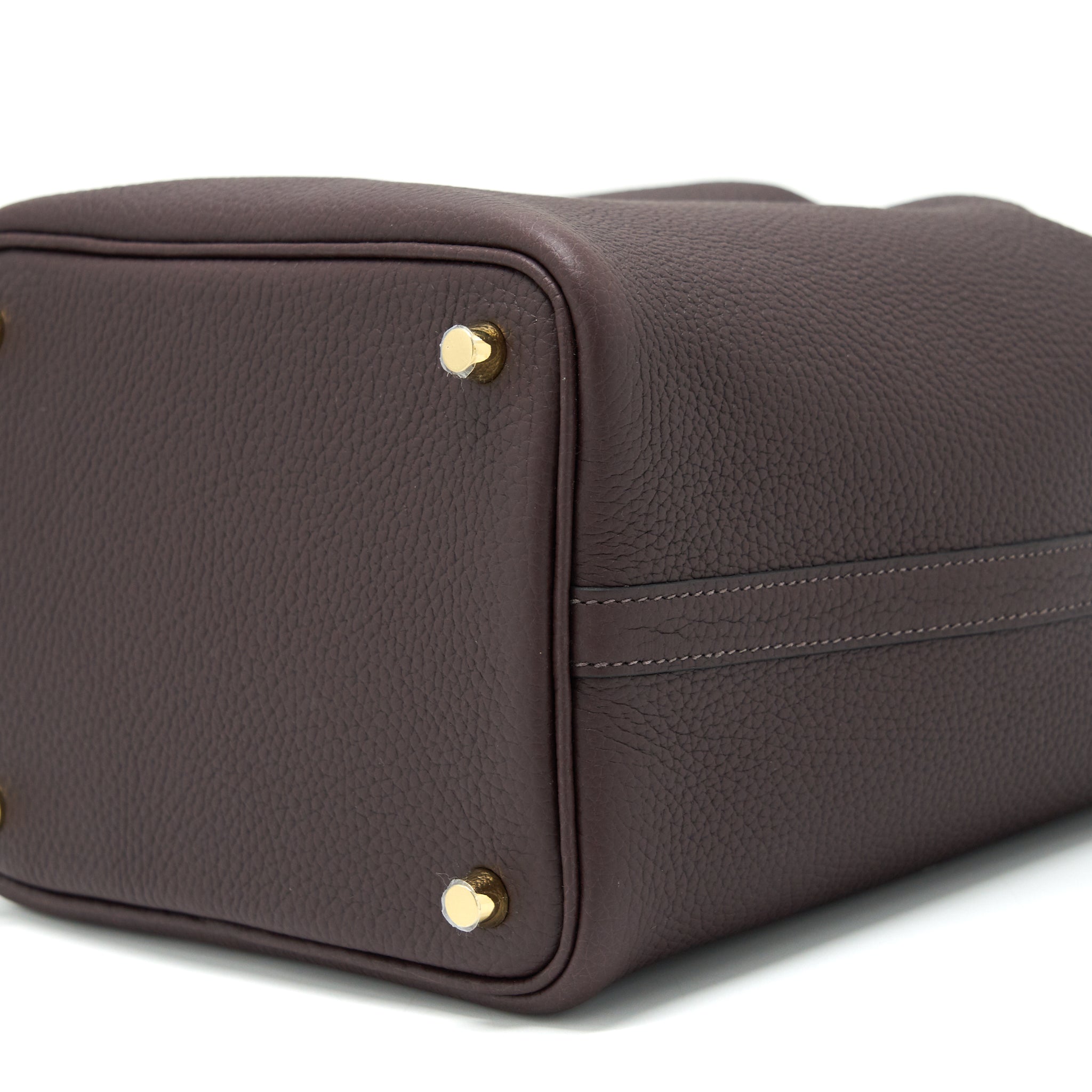 HERMES PICOTIN 18 LOCK BAG ROUGE SELLIER GHW