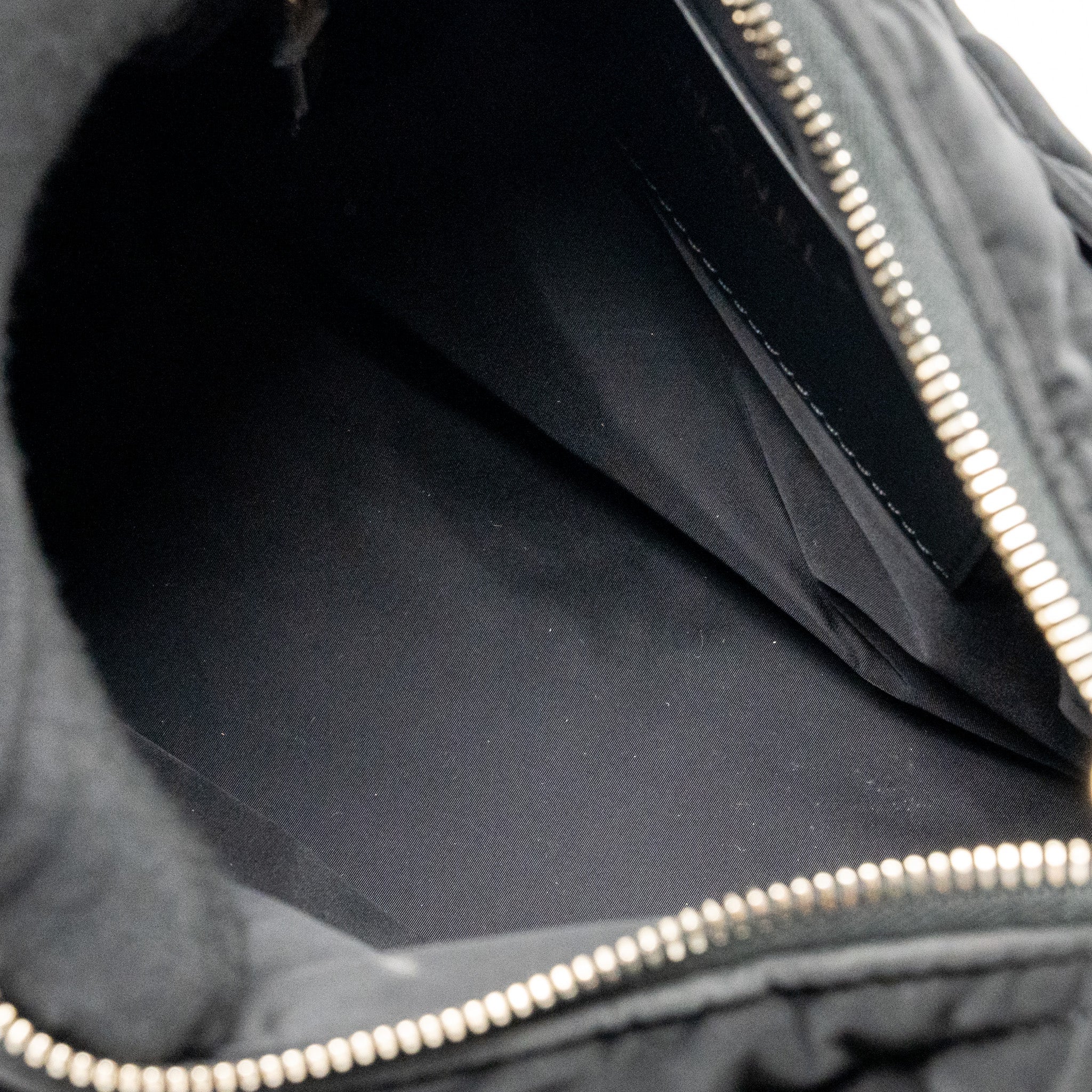 CHANEL 25N SKI SERIES COCONEIGE SHOULDER BAG NYLON BLACK LGHW (MICROCHIP)