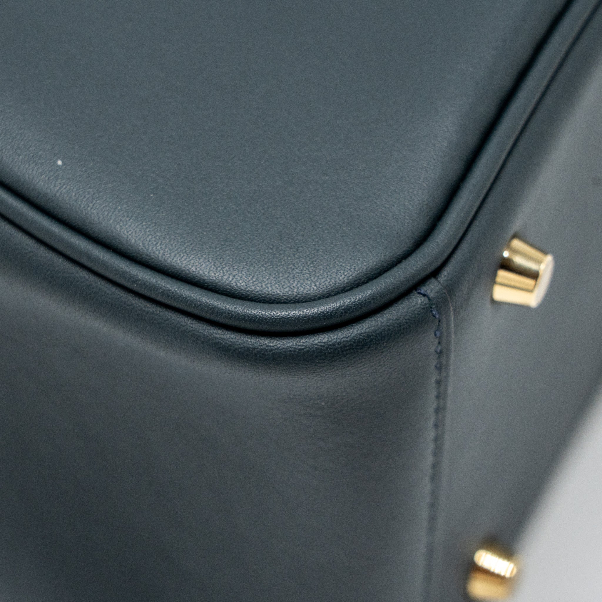 HERMES MINI LINDY VERSO BAG SWIFT VERT ROUSSEAU/MALACHITE GHW