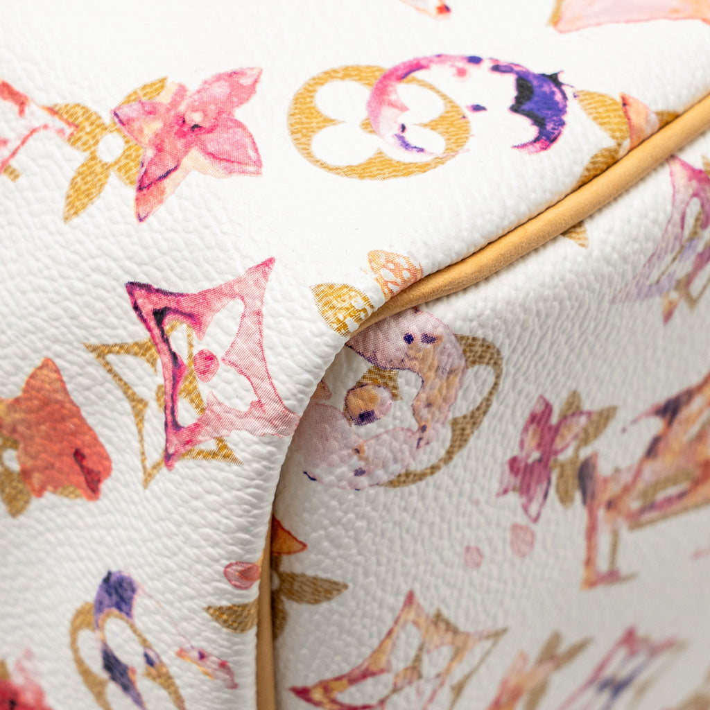 LOUIS VUITTON SPEEDY 35 BOSTON BAG WATERCOLOR MONOGRAM CANVAS MULTICOLOUR GHW