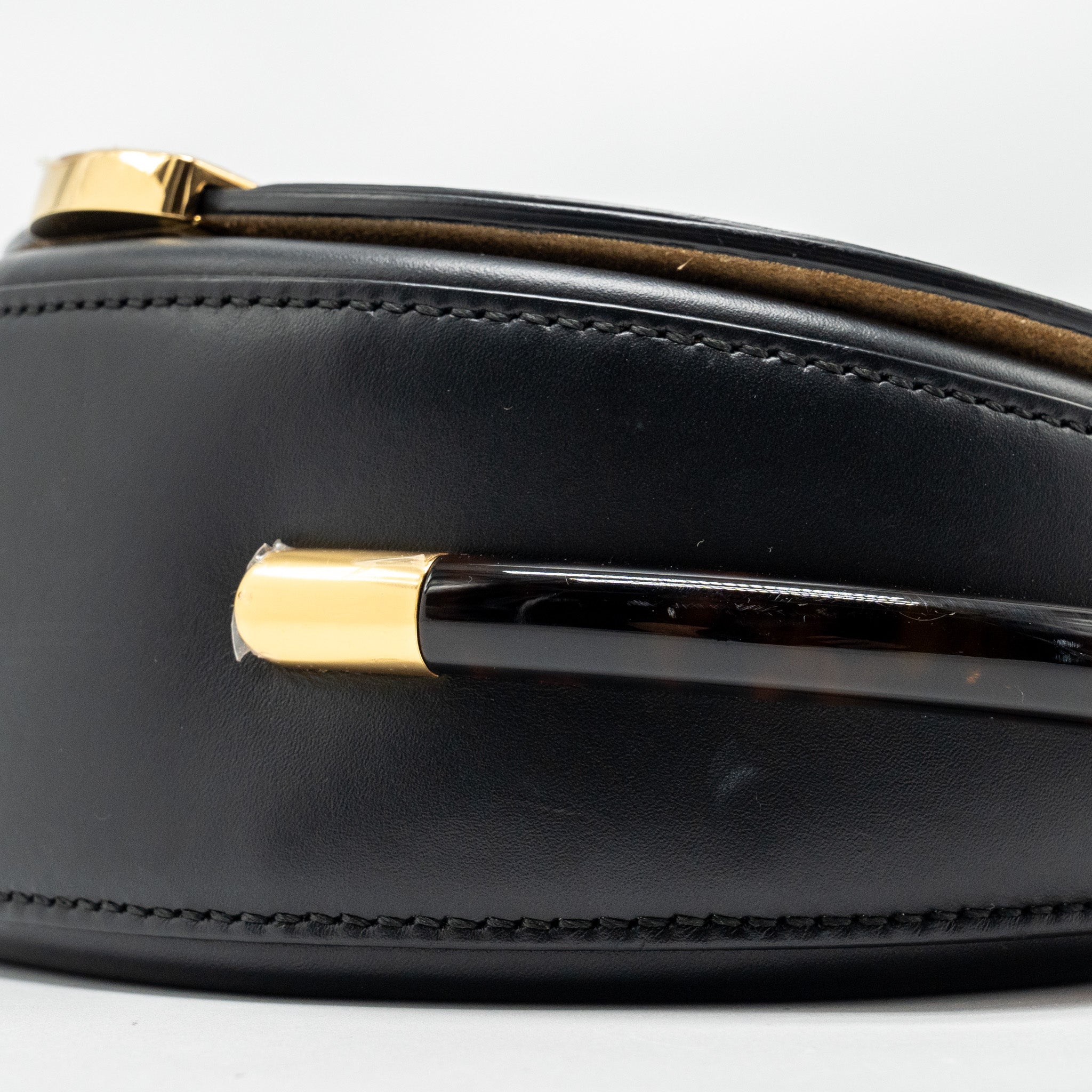 FENDI MOONLIGHT SHOULDER BAG CALFSKIN BLACK GHW