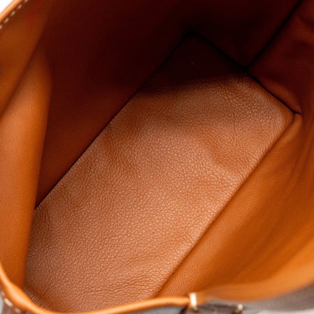 GOYARD MINI ANJOU TOTE GOYARDINE CANVAS/CALFSKIN TAN SHW