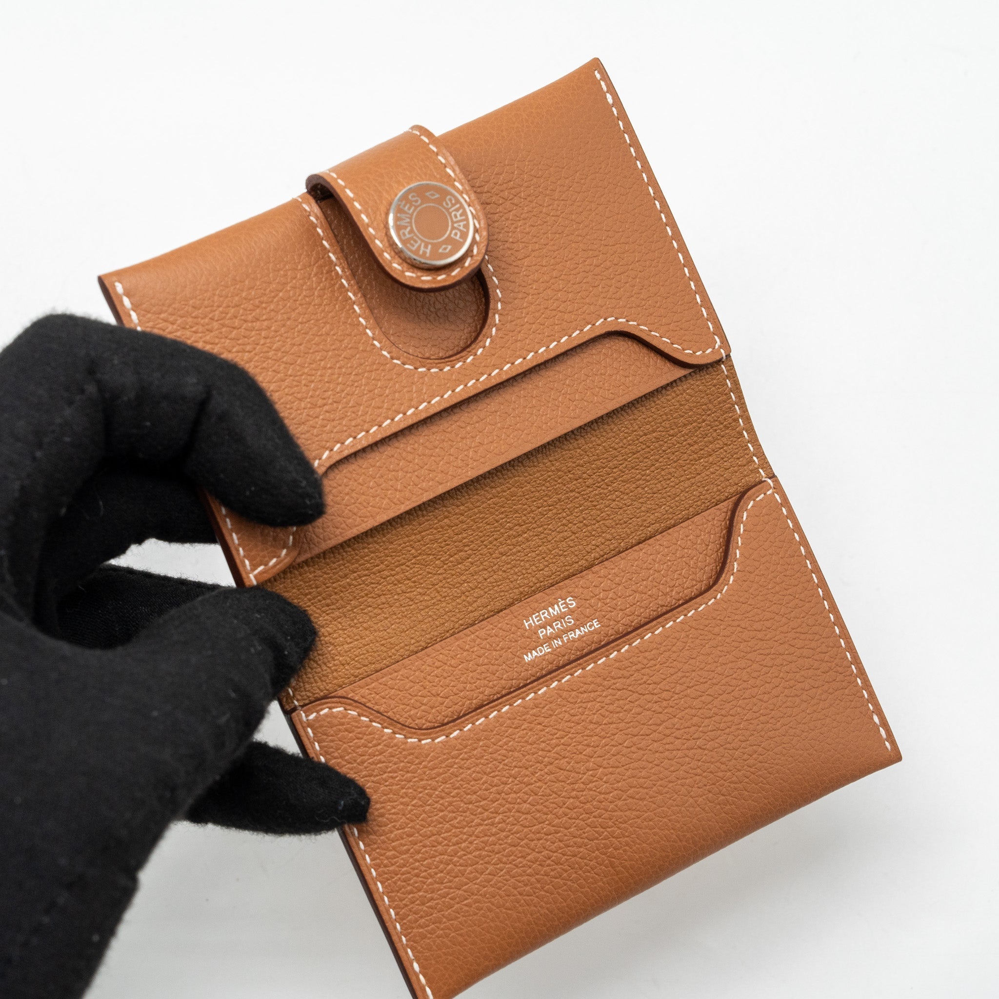 HERMES PORTE-CARTES R.M.S EVERCOLOR GOLD SHW