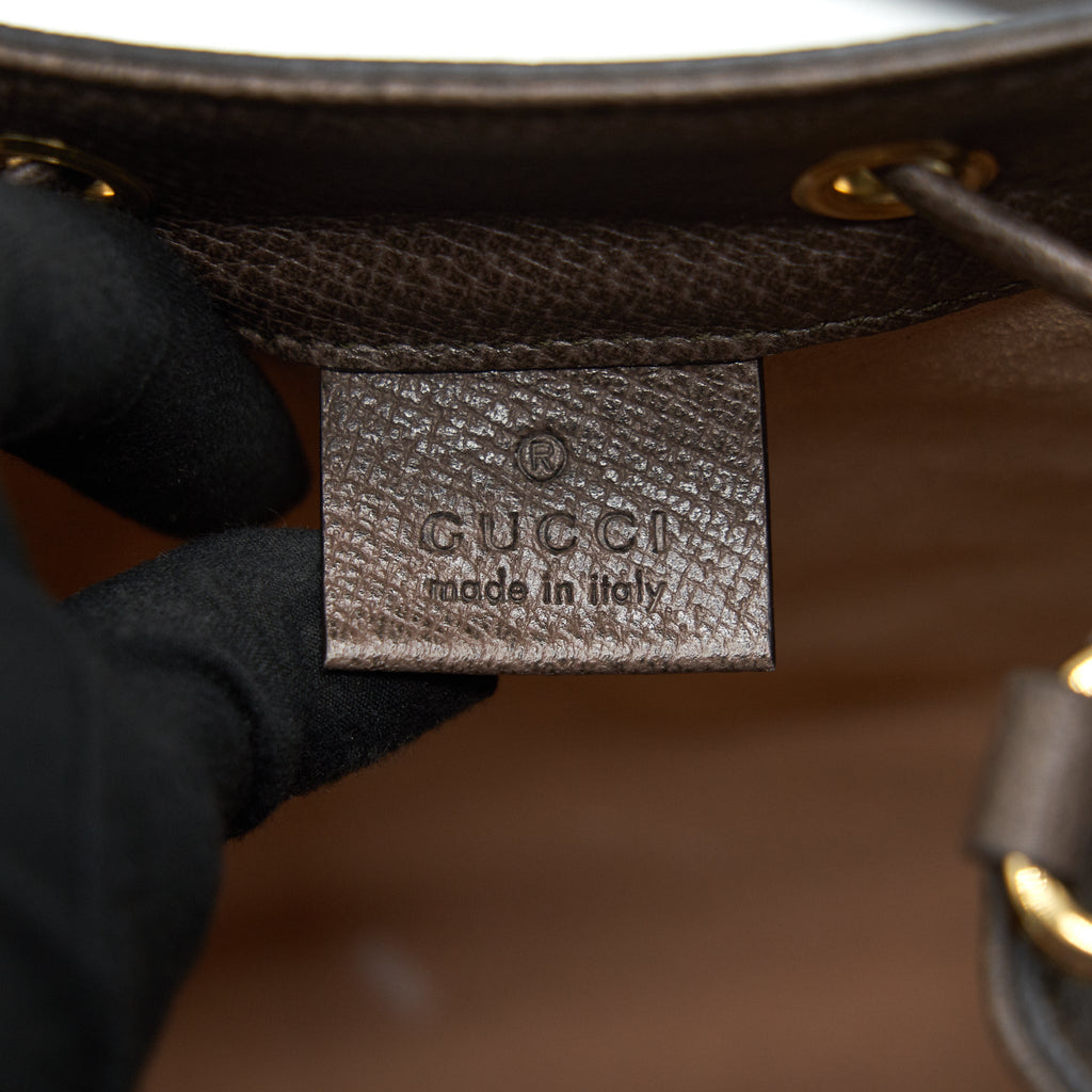 GUCCI OPHIDIA MINI GG BUCKET BAG