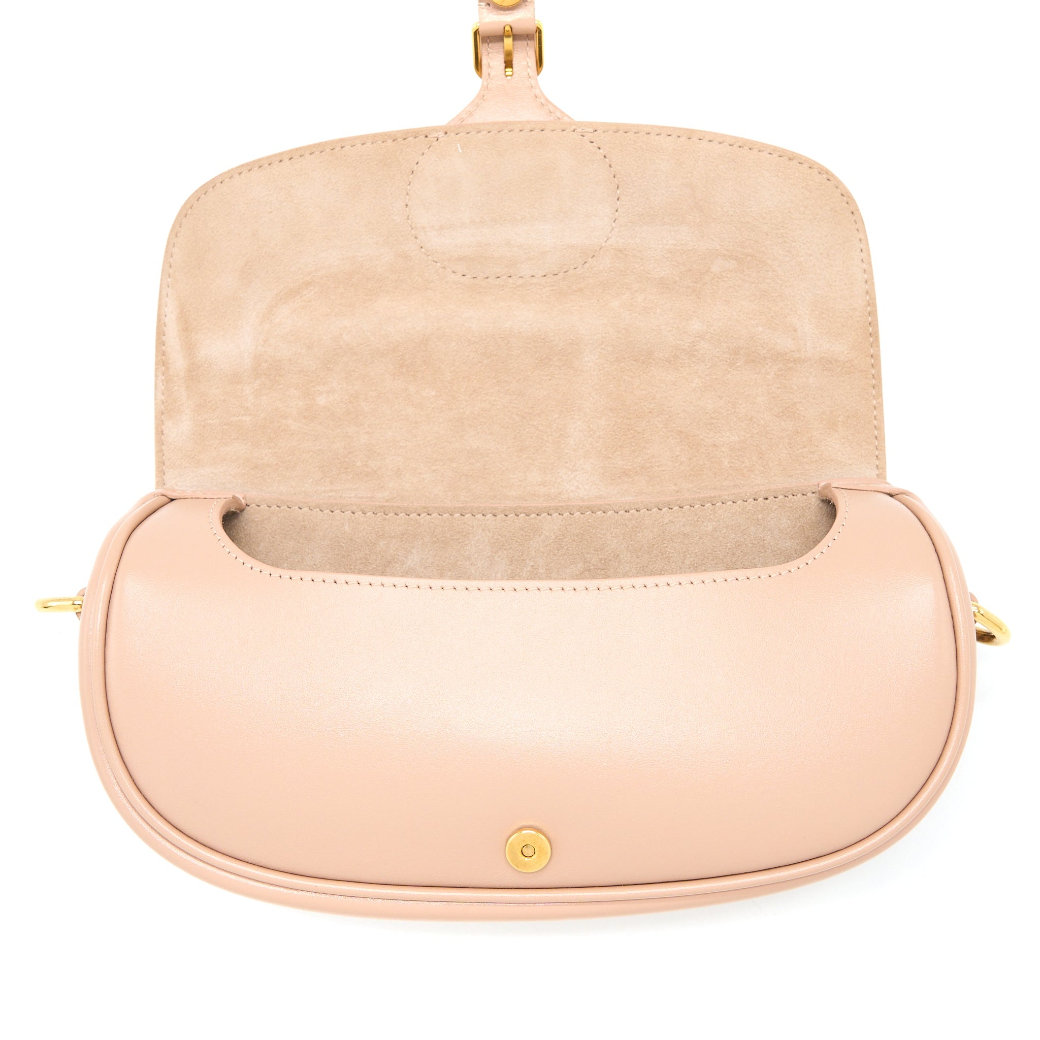 DIOR BOBBY EAST-WEST BAG BOX CALFSKIN LIGHT PINK GHW