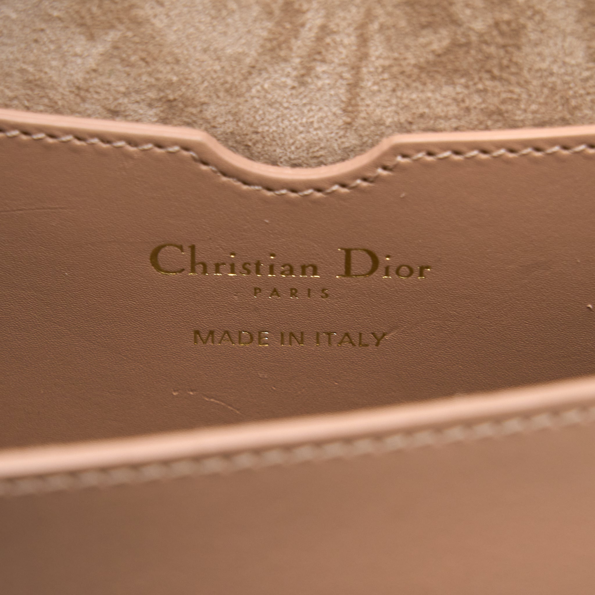 DIOR BOBBY EAST-WEST BAG BOX CALFSKIN LIGHT PINK GHW