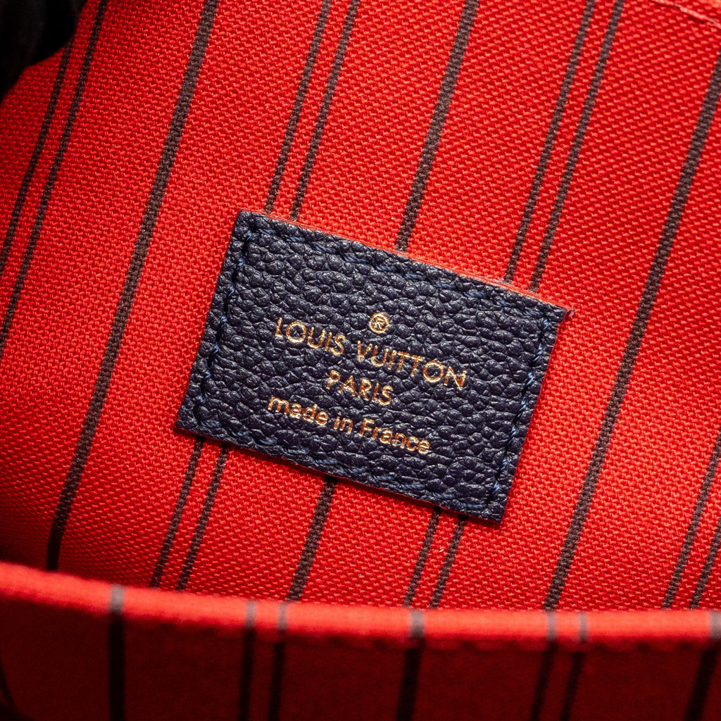 LOUIS VUITTON POCHETTE METIS MONOGRAM EMPREINETE NAVY GHW