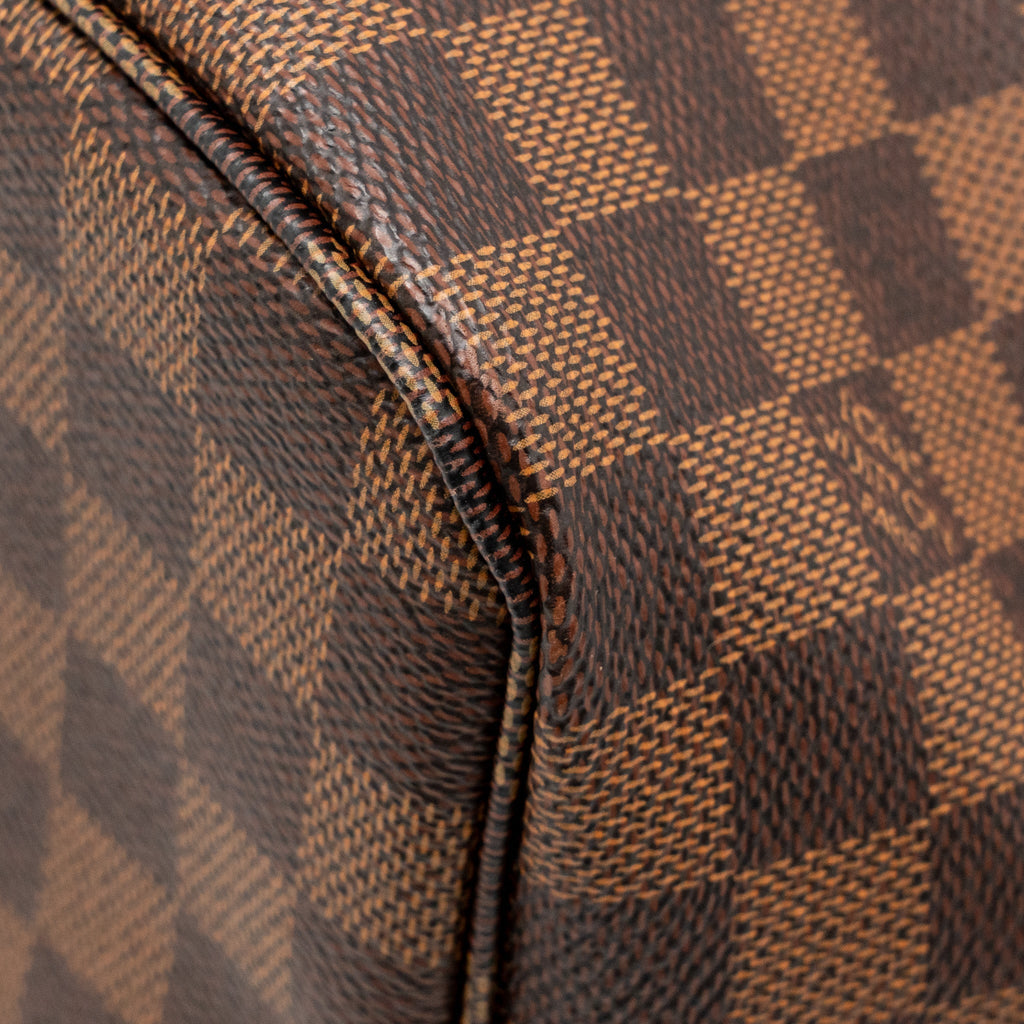 LOUIS VUITTON NEVERFULL MM DAMIER EBENE GHW