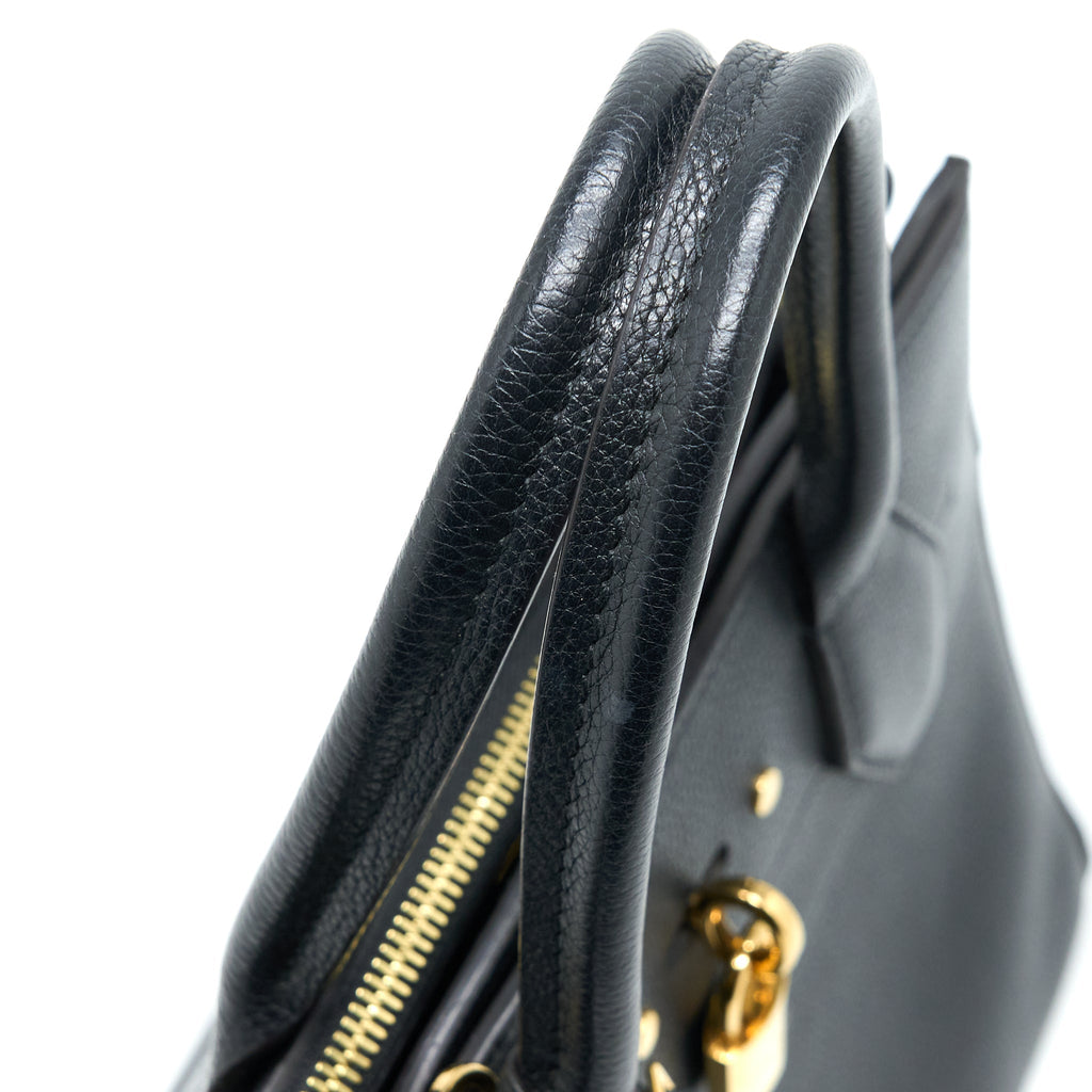 LOUIS VUITTON CITY STEAMER MM GRAINED CALFSKIN BLACK GHW