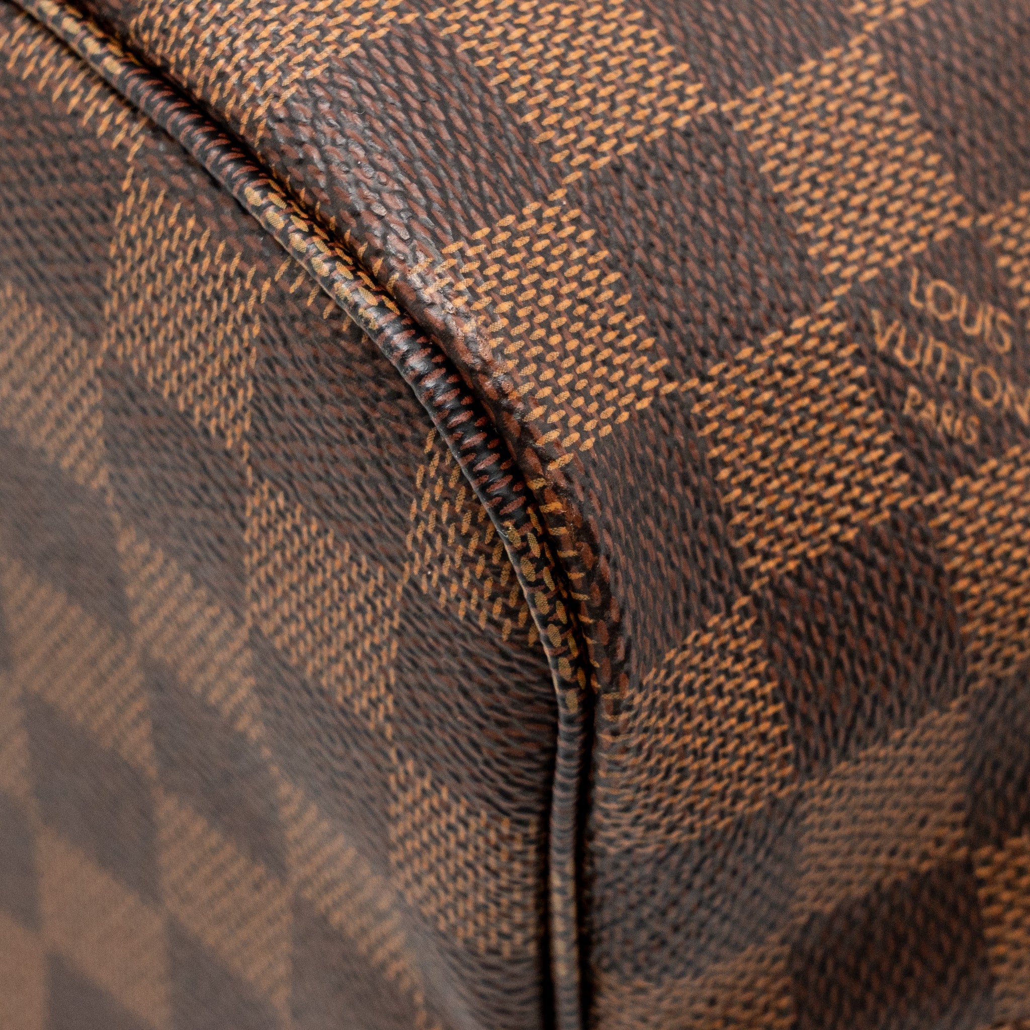 LOUIS VUITTON NEVERFULL MM DAMIER EBENE GHW