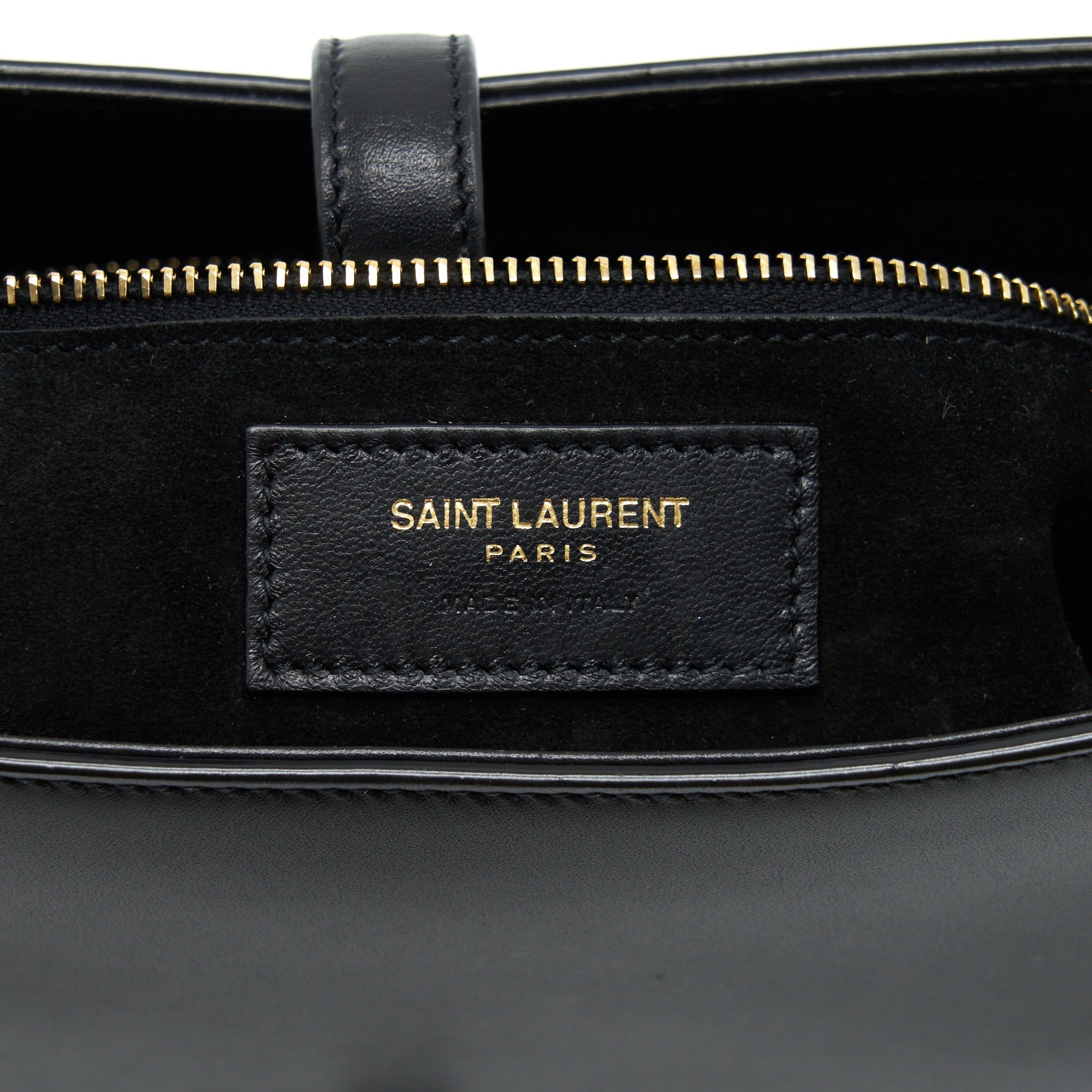 SAINT LAURENT/YSL LE5 A7 HOBO BAG SMOOTH CALFSKIN BLACK GHW