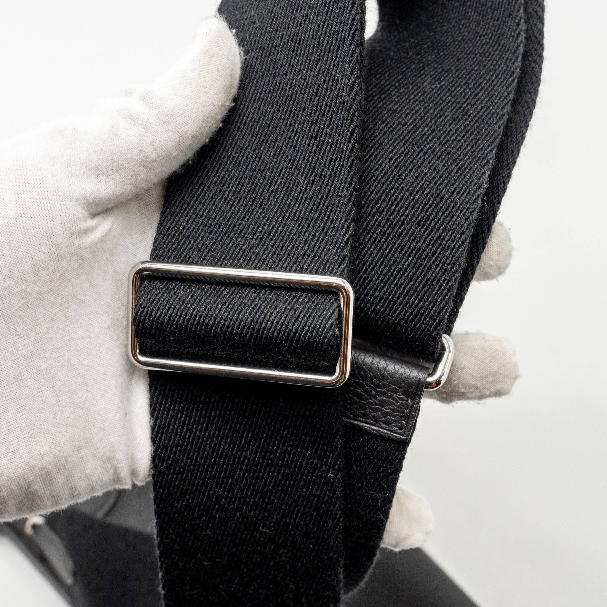 HERMES VIDEPOCHES BAG TOGO BLACK SHW