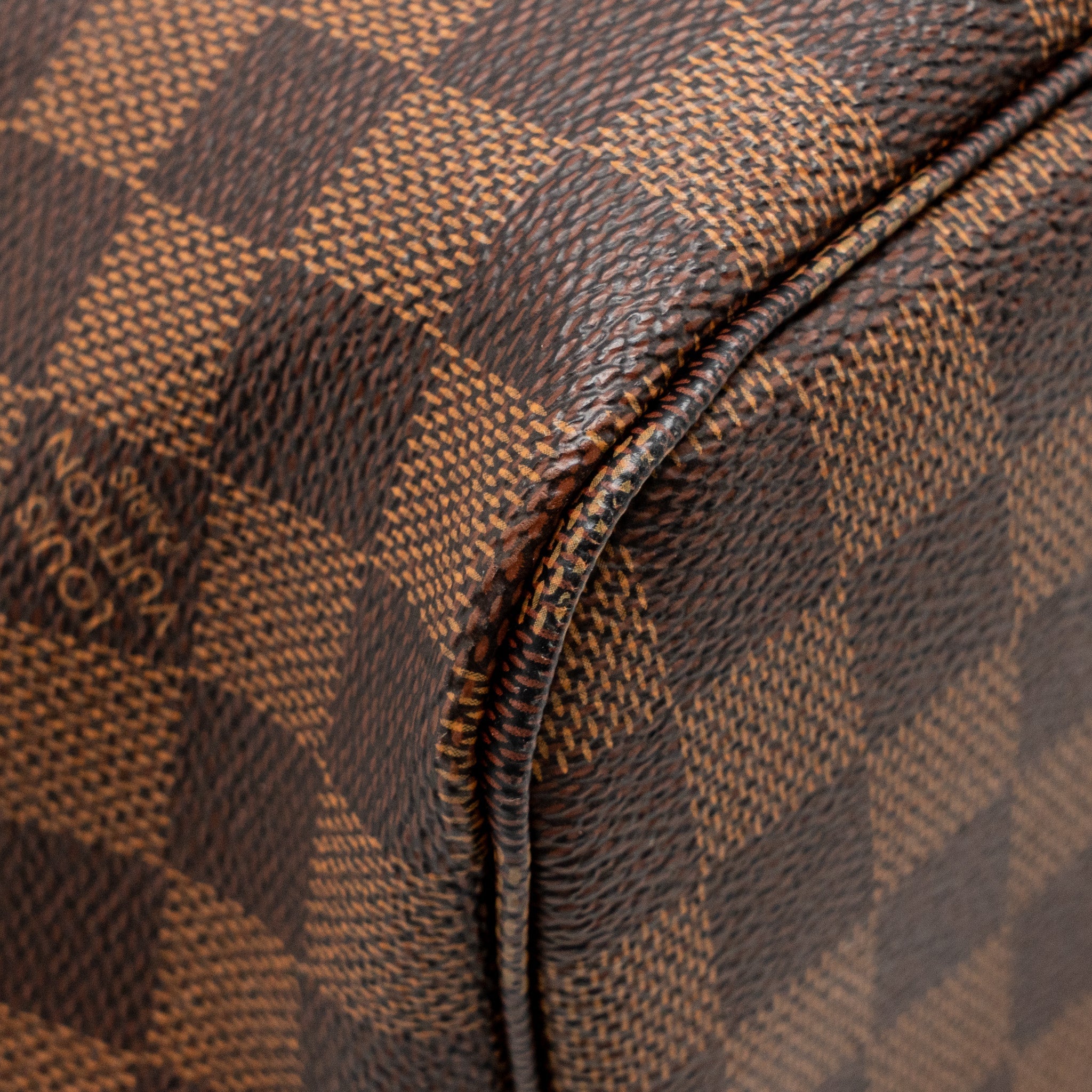 LOUIS VUITTON NEVERFULL MM DAMIER EBENE GHW
